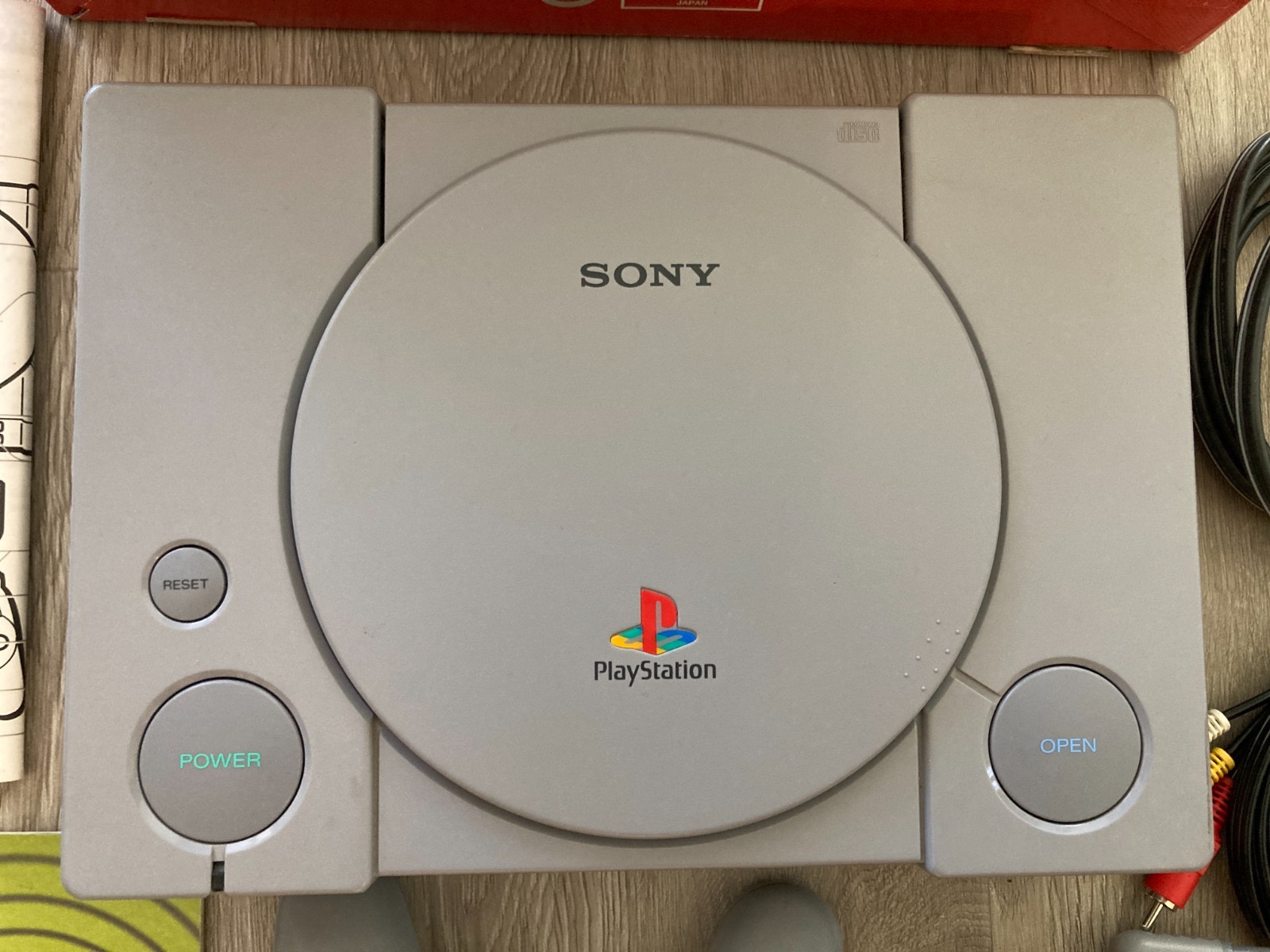 Open Box Sony PlayStation 1 Console, Excellent Condition, in Original Box 1997