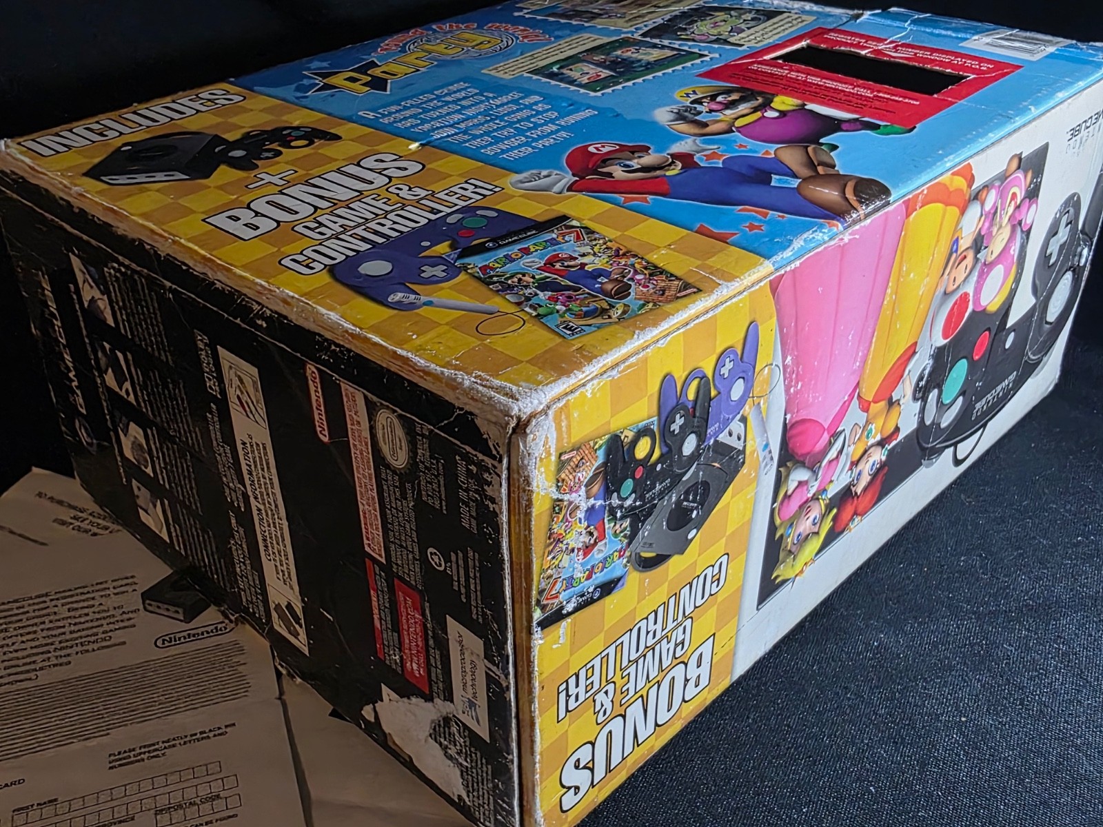 Nintendo GameCube Mario Party 7 Bonus Set In Box