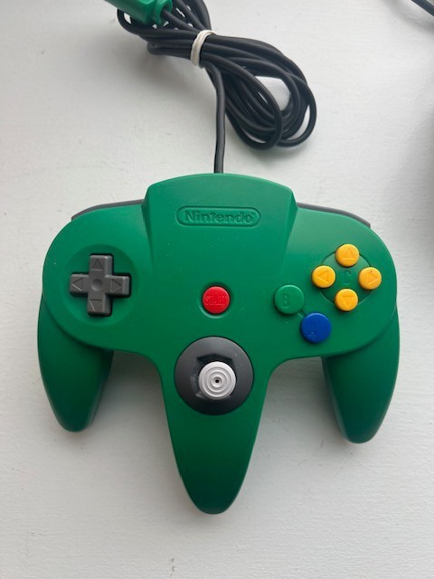 Nintendo 64 N64 OEM Console Complete Bundle + 1 OEM Controller All Cords Tested