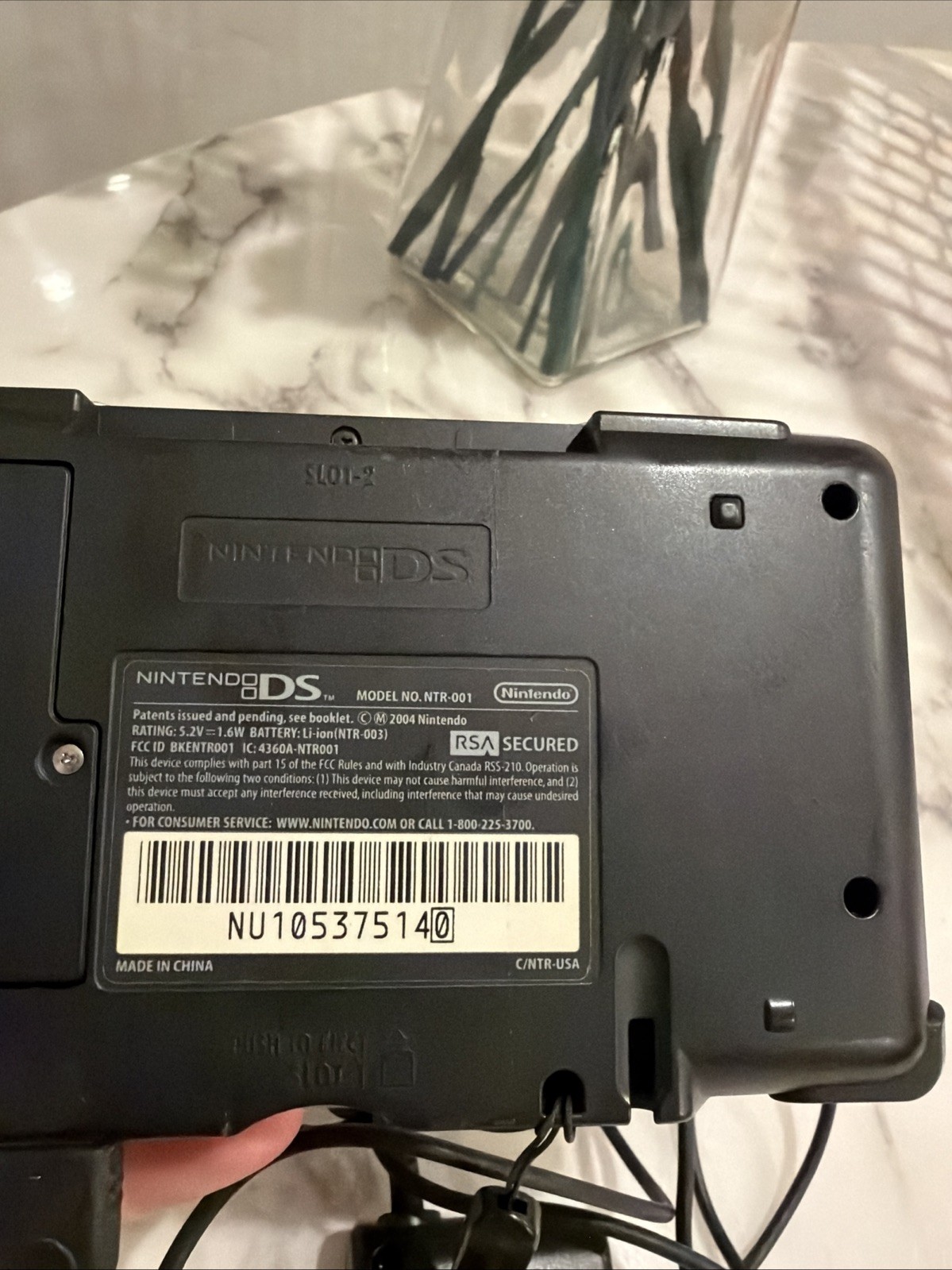 Nintendo DS Original Console NTR-001 with Charger Titanium Silver – Works Line
