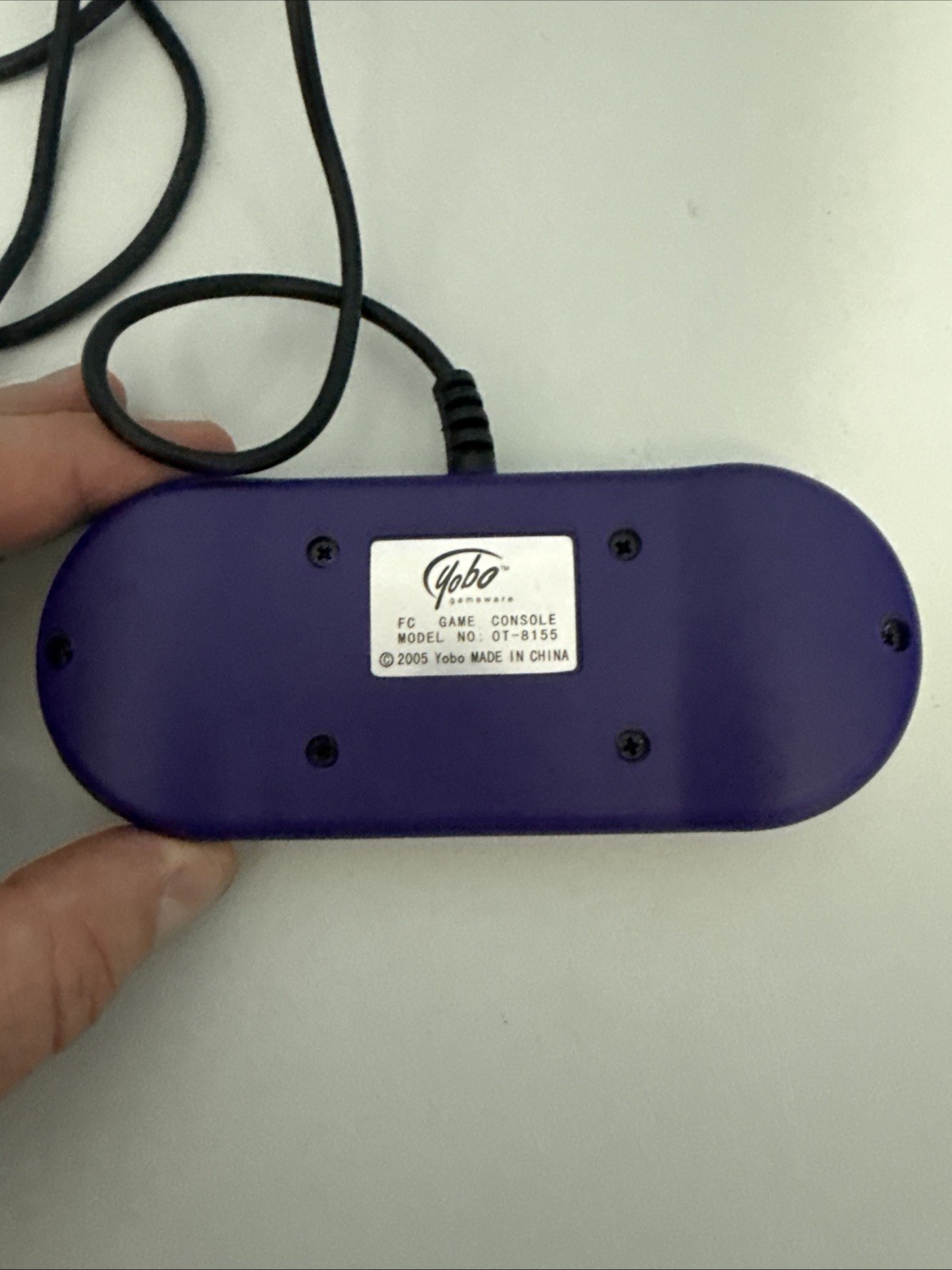 Yobo Fc Game Council Model Number Ot – 8155 2005 White Purple *Untested*