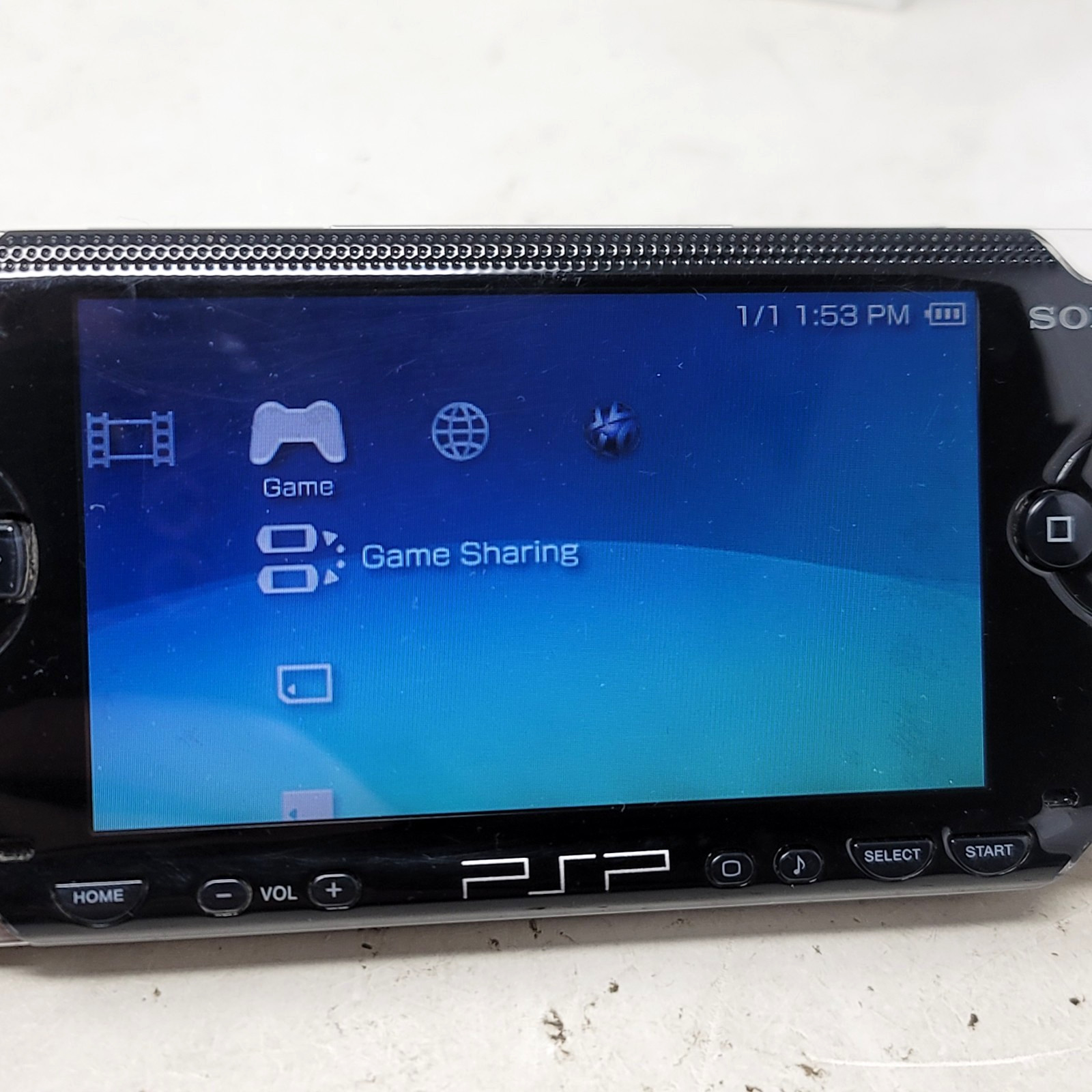 Sony PSP-1001 Handheld Console W/ Charger & New BATTERY Tested Working