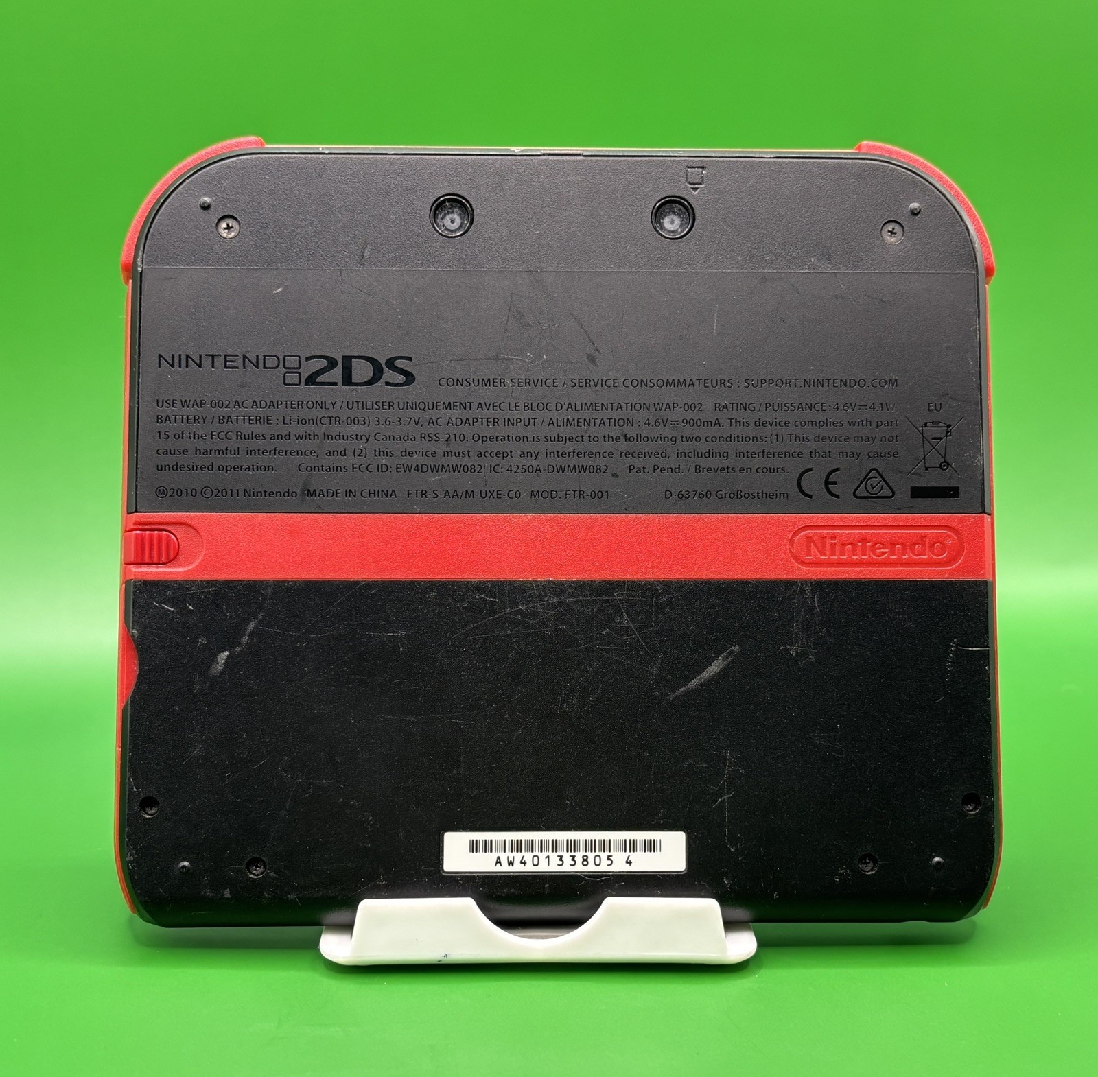 Nintendo 2DS – Red & Black (F61) READ DESCRIPTION