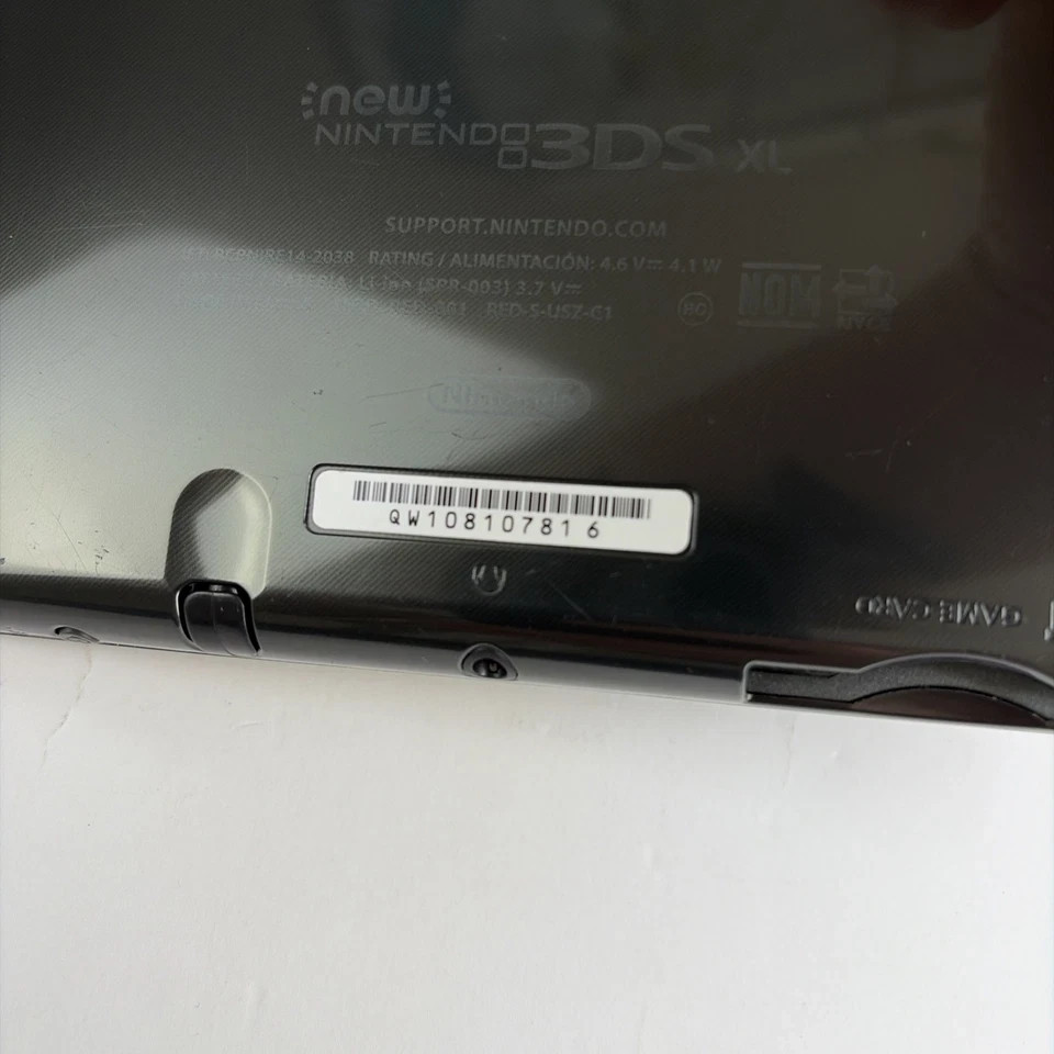 New Nintendo 3DS XL Gray Black Console W Charger Stylus US Version Top IPS