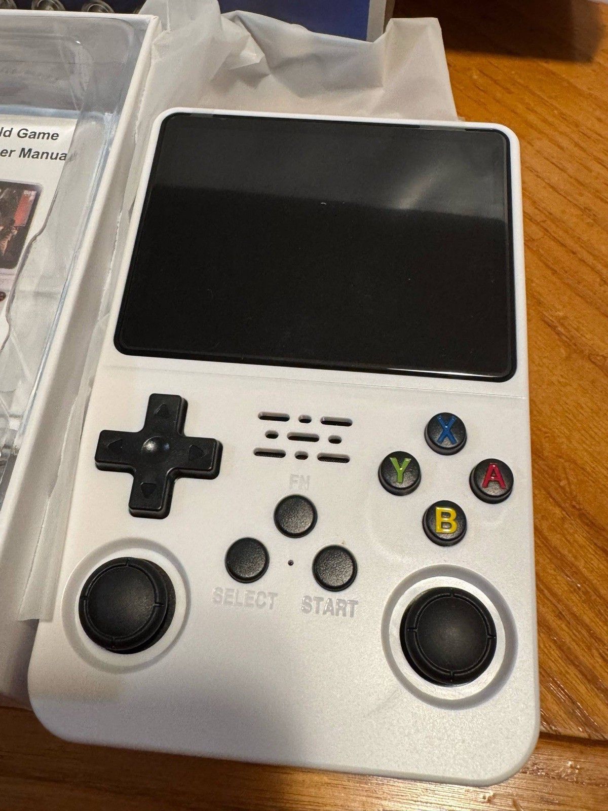 Game Master R36S Handheld Emulator Console 64GB White
