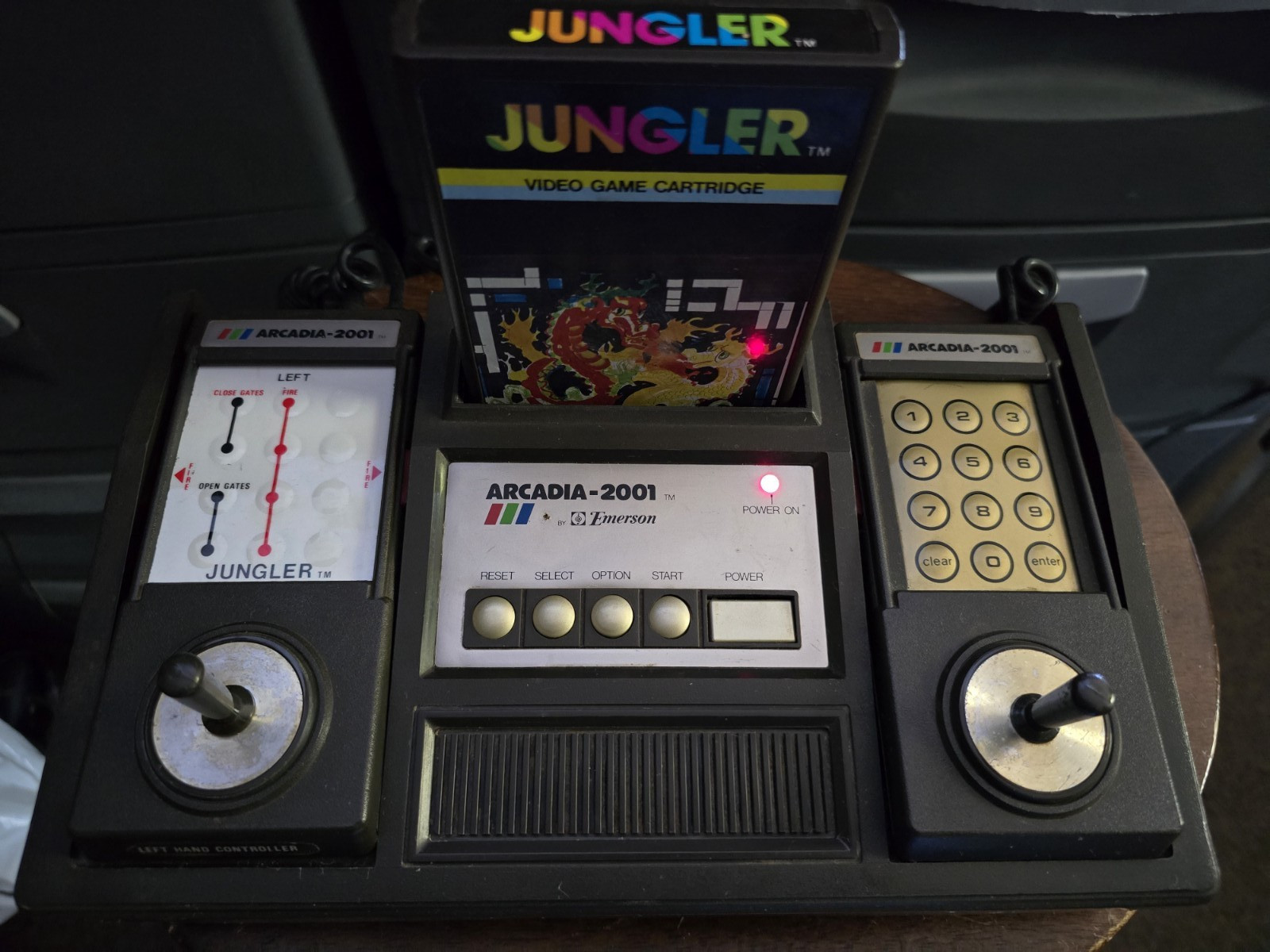 Emerson Arcadia 2001 Video Game Console (1982) Rare with 5 Games plus Manual