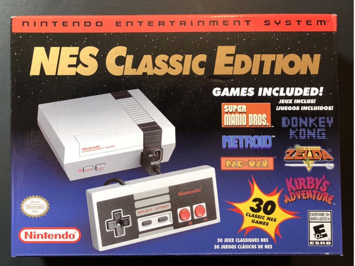 AUTHENTIC Nintendo Classic Edition Mini With Box – Complete NES Library