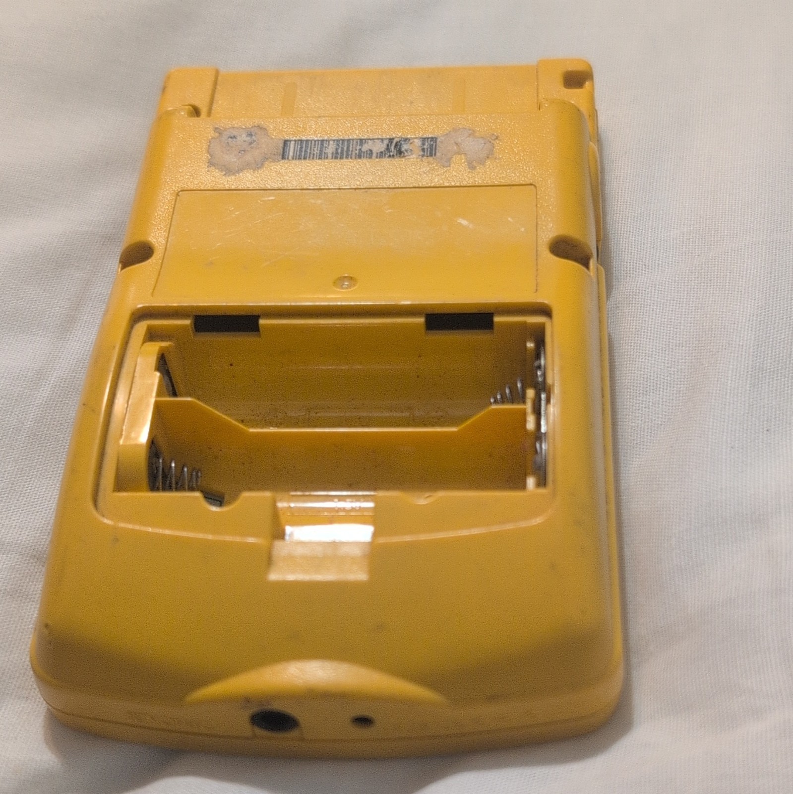 Nintendo Game Boy Color Yellow Handheld Console Color Screen Headphone Jack