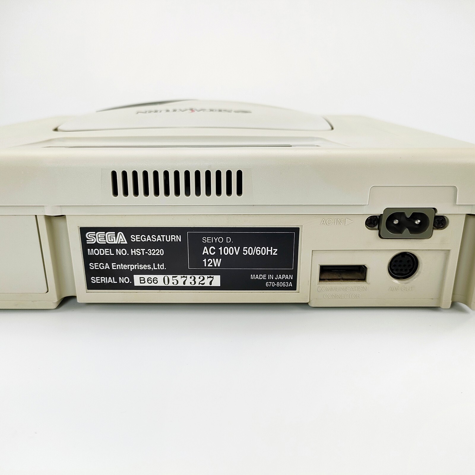 Sega Saturn Console HST-3220 4 Games Virtual-On Dead or Alive Sega Rally Japan