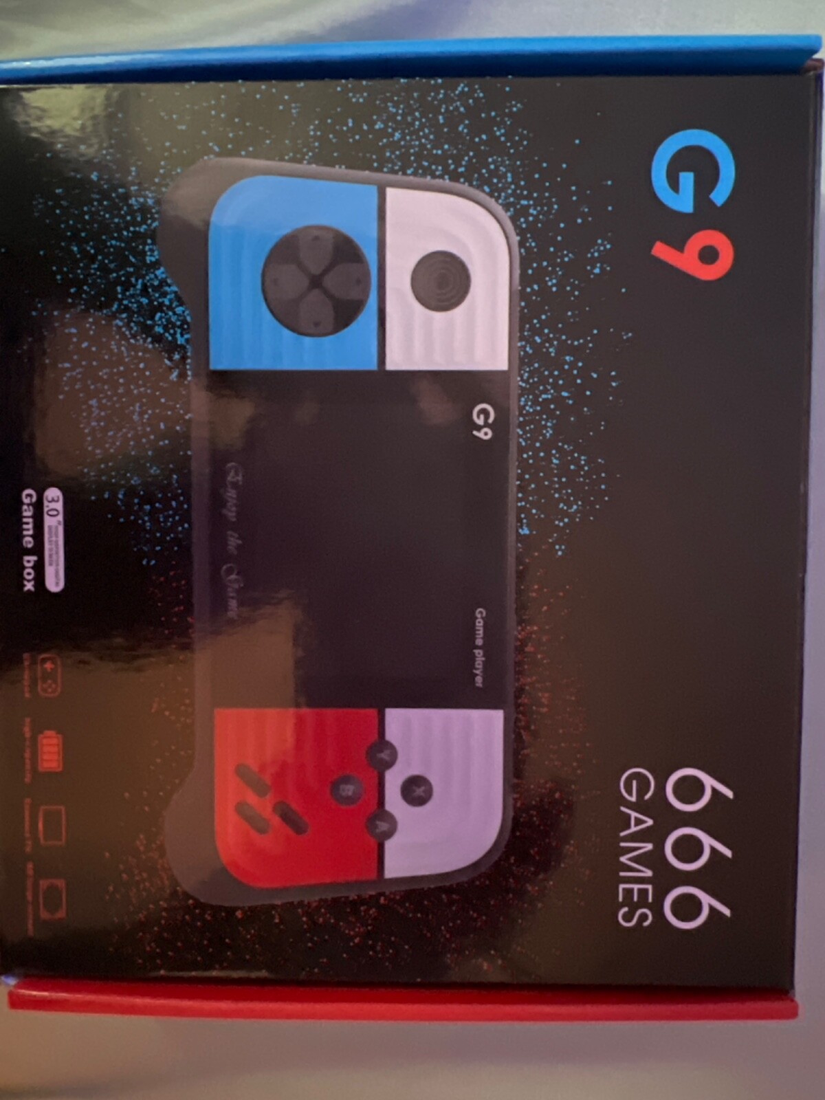 G9 3inch Video Game Console Handheld Game Player Built-in 666 Games
