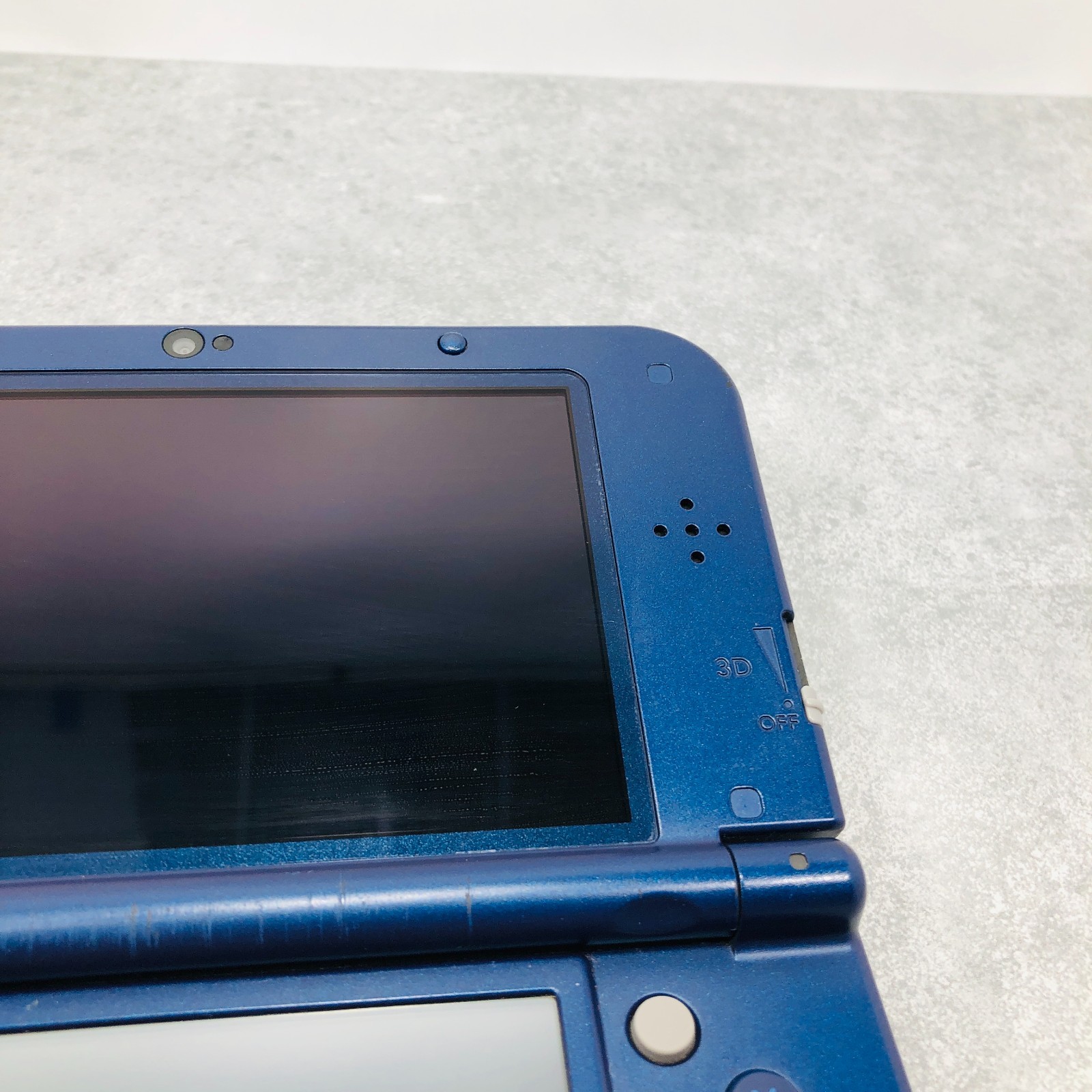 [Ex+3] Nintendo New 3DS LL XL console Metallic Blue RED-001 Japan NTSC-J 06-33