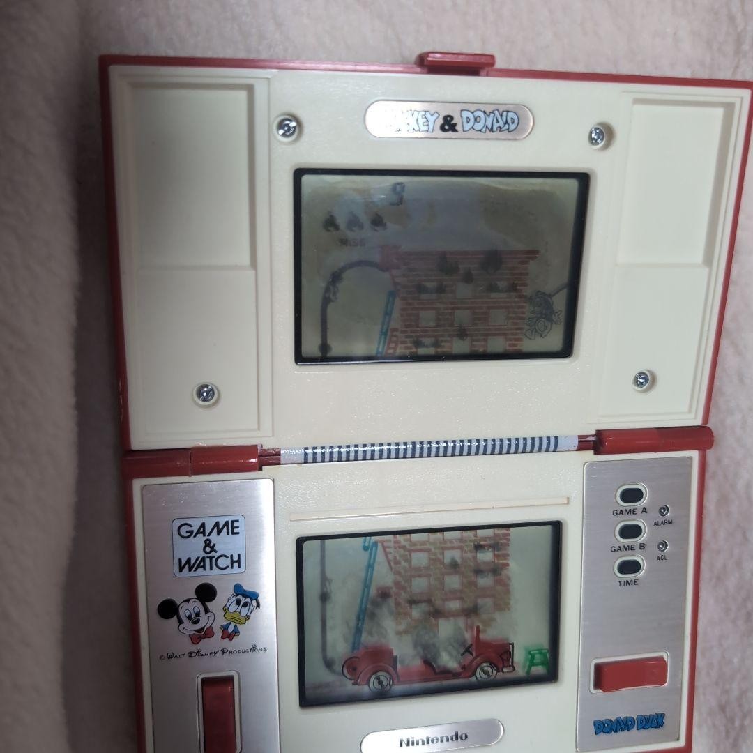 Nintendo Game & Watch Mickey & Donald DM-53 Japan 1982 F/S Vintage Collectible