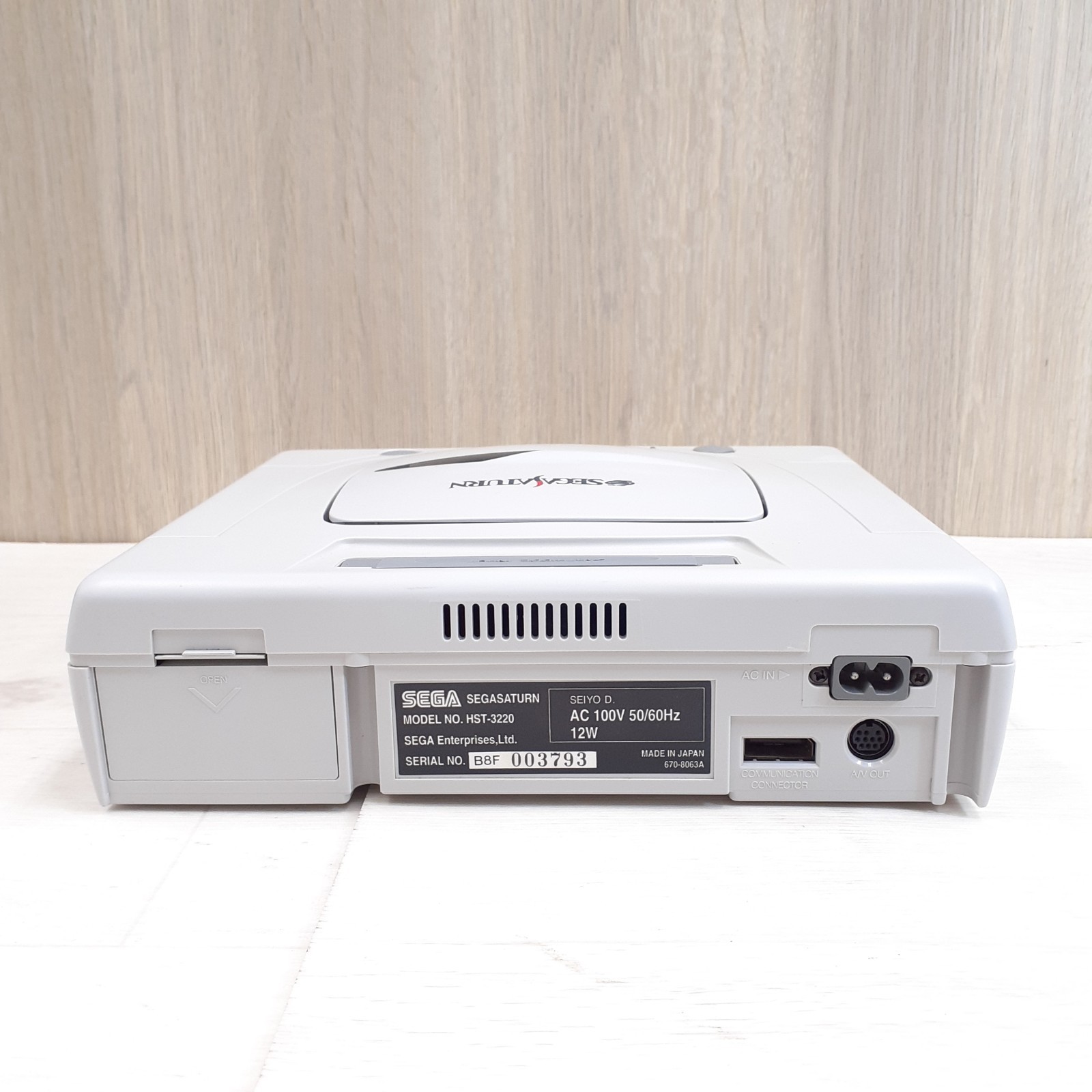 SEGA SATURN CONSOLE WHITE Bundle with 5 Games & 1 Controller Made in Japan