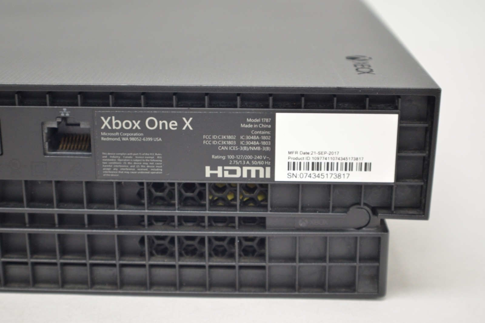 Microsoft Xbox One X Project Scorpio Edition 1TB Console – Black