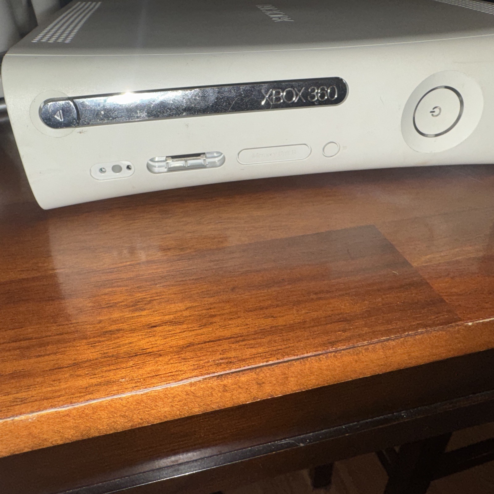 Microsoft Xbox 360 Core White System Console Only For Parts Or Repairs Untested