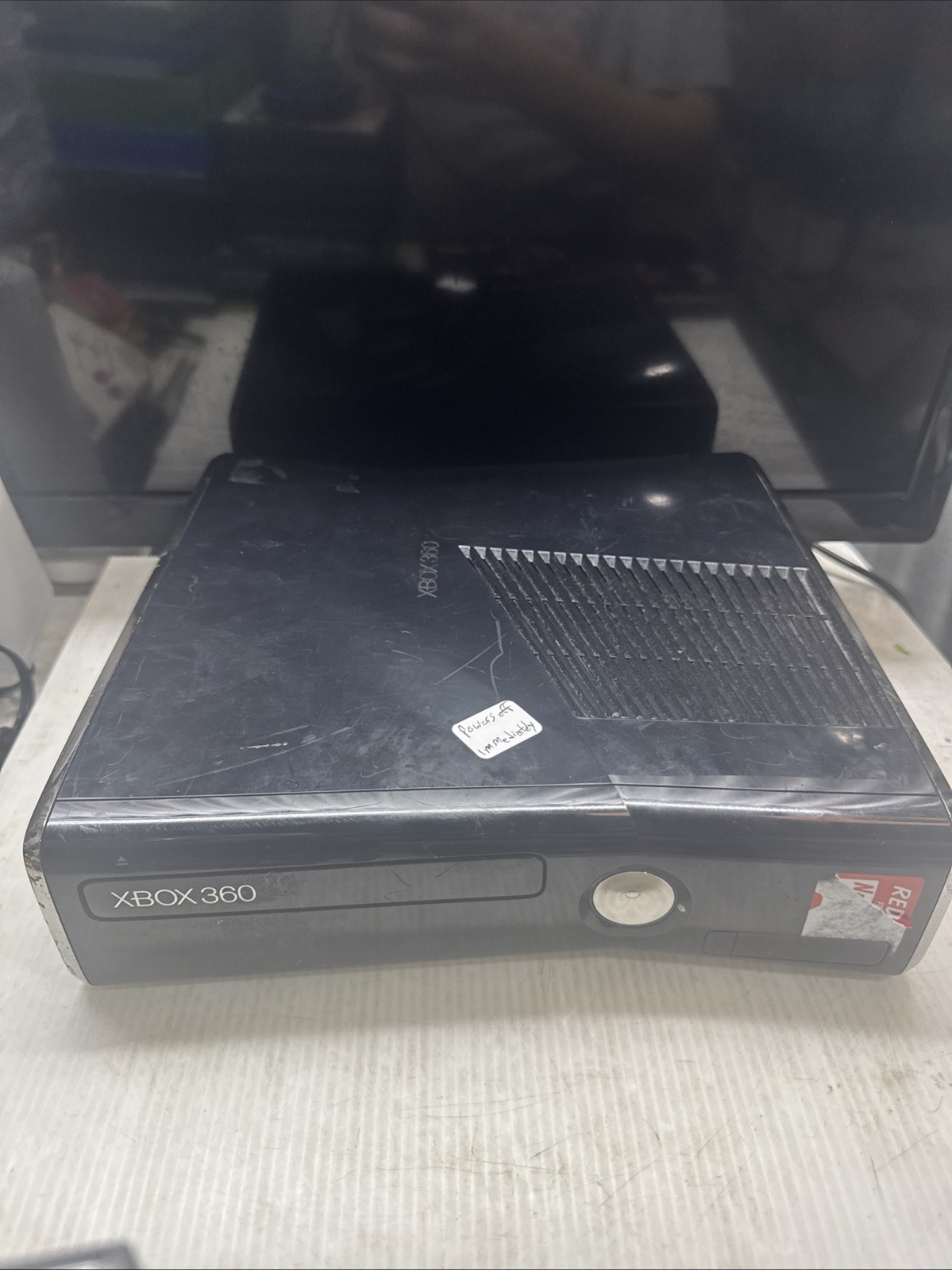 Microsoft Xbox 360 S Black Console Repair Or Parts Overheating Powers Off