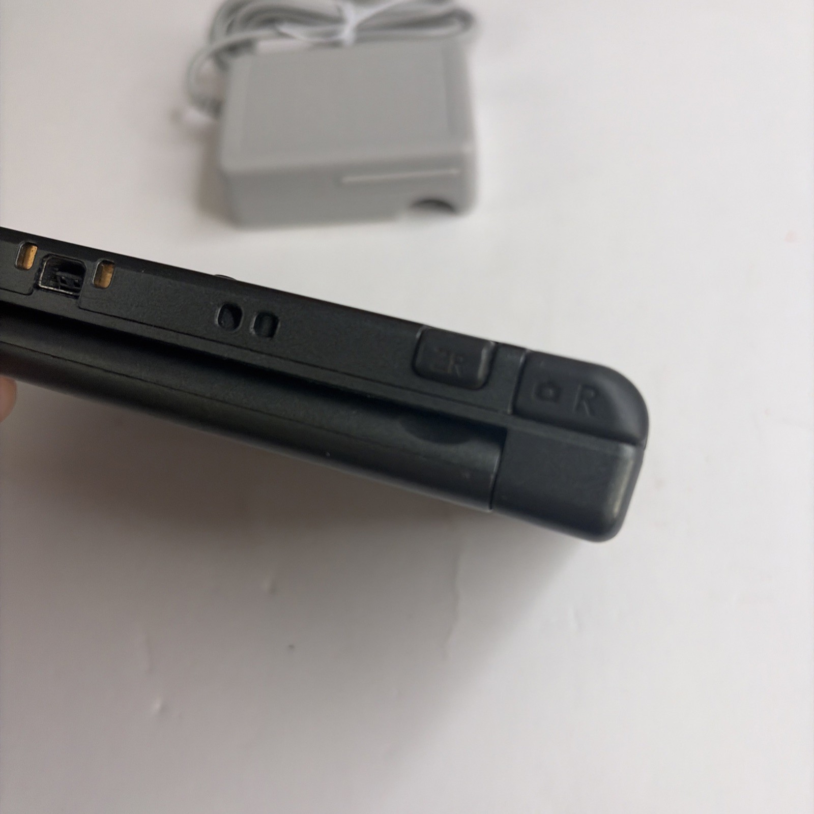New Nintendo 3DS XL Gray Black Console, Top IPS Charger Stylus US Version