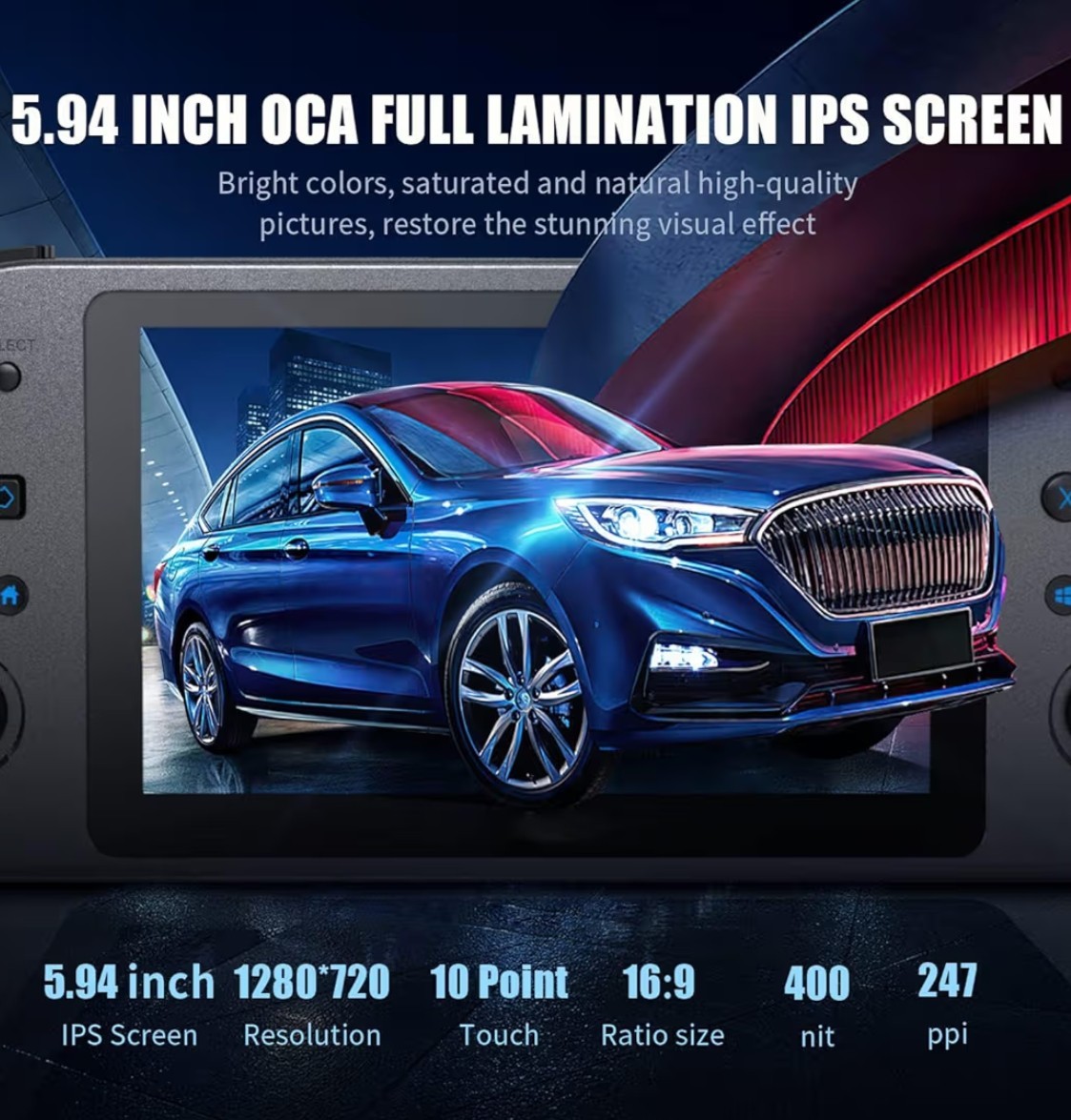 ANBERNIC WIN600 Handheld PC Game Console 5.94 Inch IPS Touch Screen Preset…