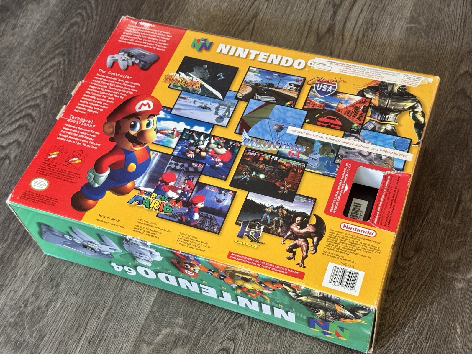 Nintendo 64 N64 Console + Super Mario 64 CIB Bundle Tested & Working!