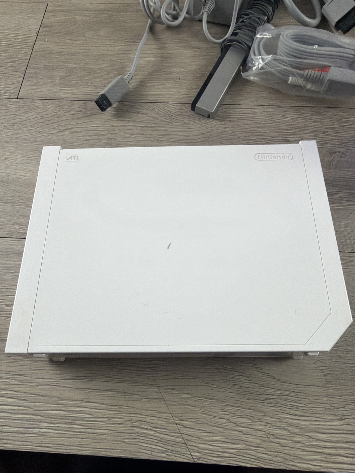 Nintendo RVL-001 Wii Console With Cords Tested And Working