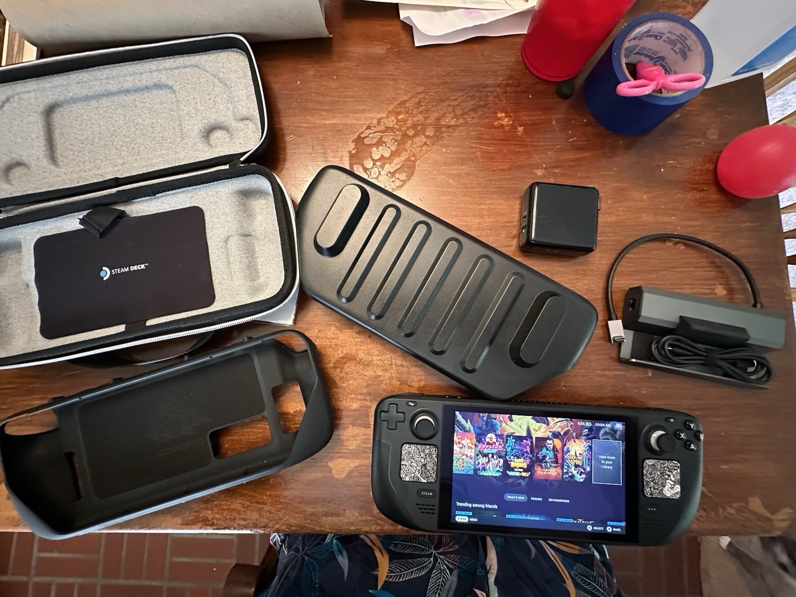 Steam Deck 512GB LCD Bundle | 100% Battery | dbrand Killswitch | JSAUX Dock