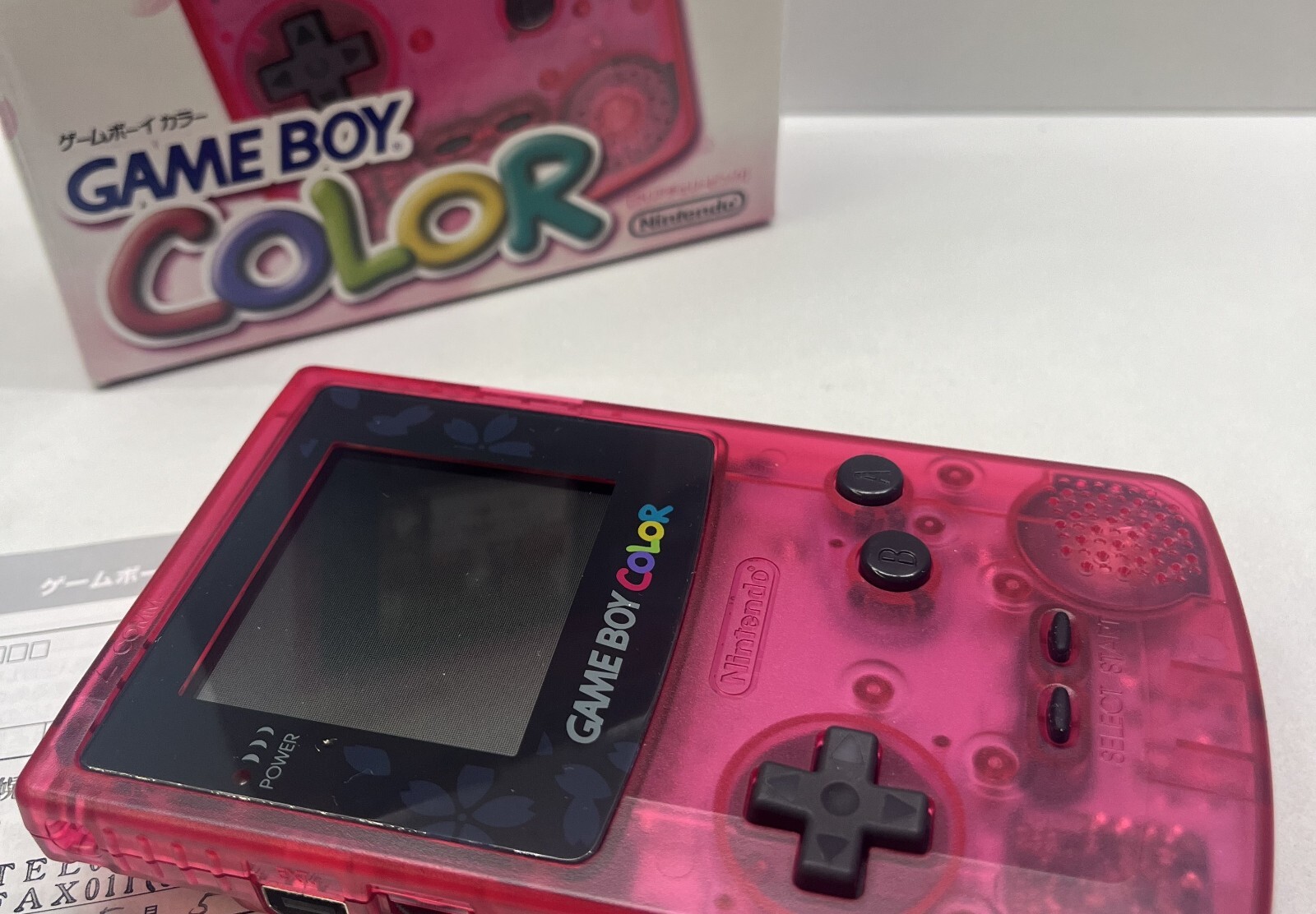 NINTENDO GAMEBOY COLOR SAKURA WARS LIMITED EDITION NTSC-J REGION FREE CONSOLE