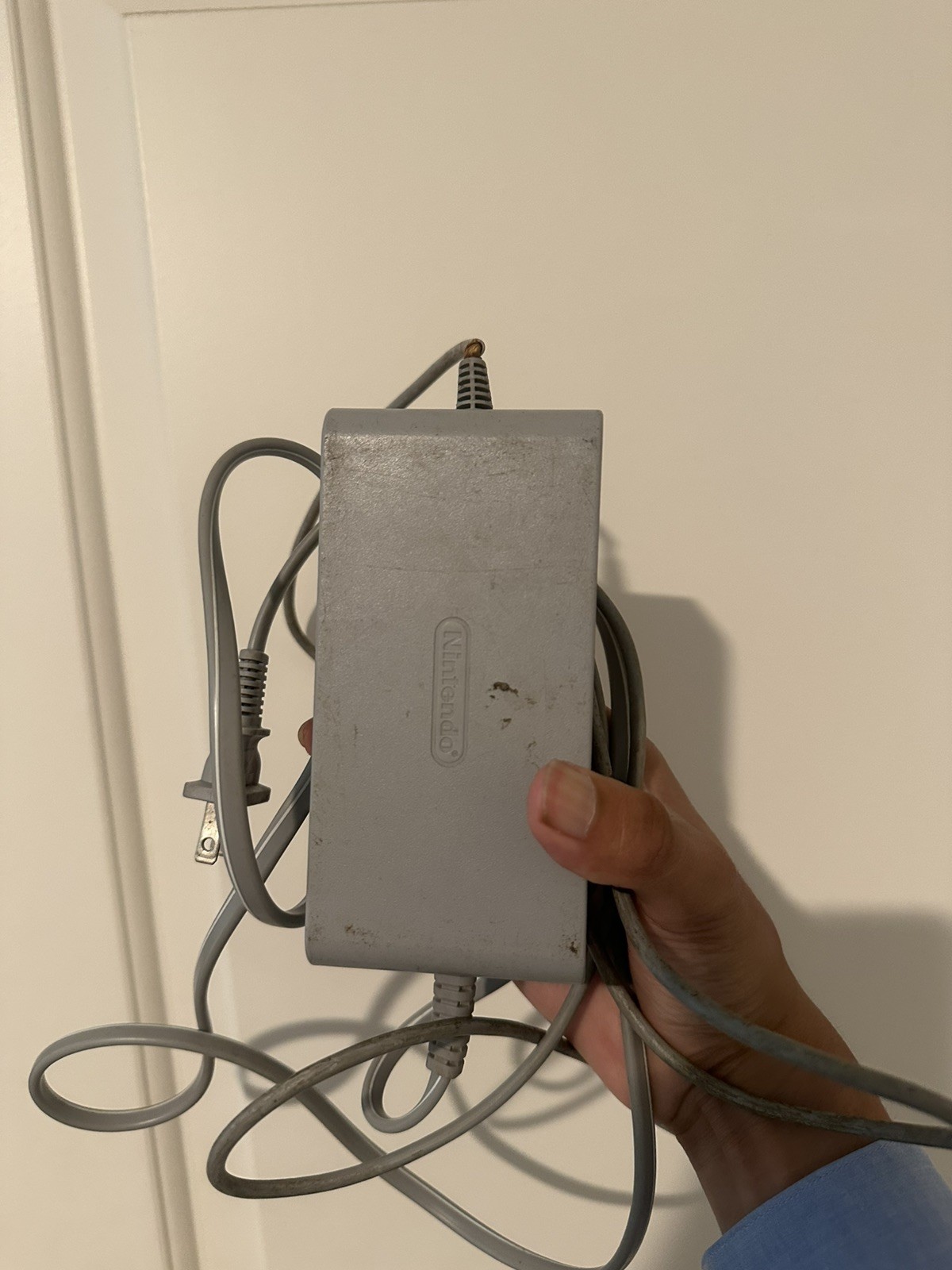 Nintendo Wii U WUP-101 (02) and Wii motion plus controller with cables parts/