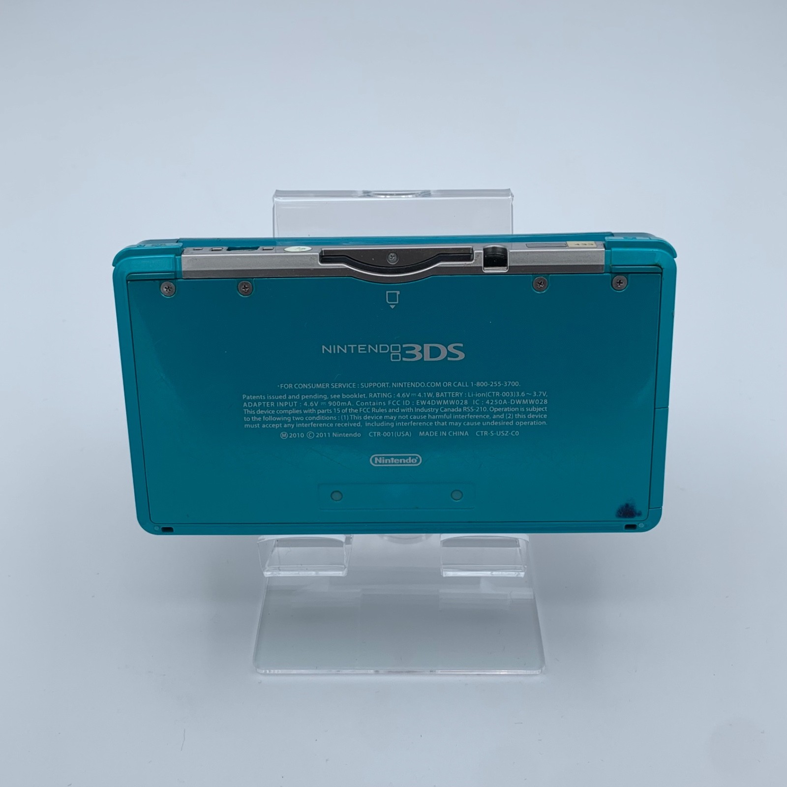 NINTENDO 3DS AQUA BLUE CTR-001: TESTED / WORKING