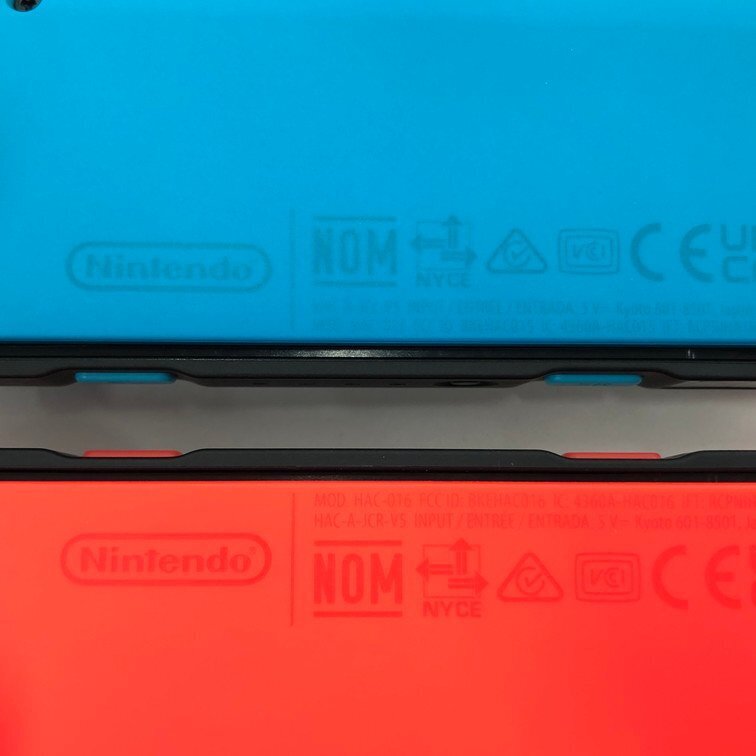 Nintendo Switch OLED 64GB Neon Red Blue w/ Joy Con + Dock + Charger +HDMI+Box