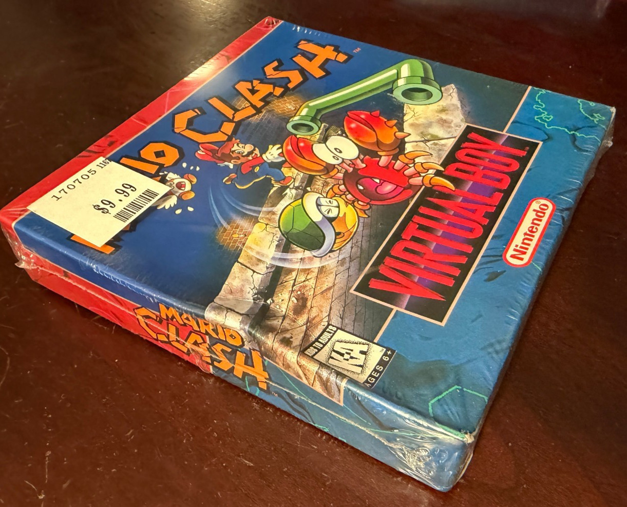 Nintendo Virtual Boy Console CIB w/AC Adapter, 5 games, Near Mint Cond