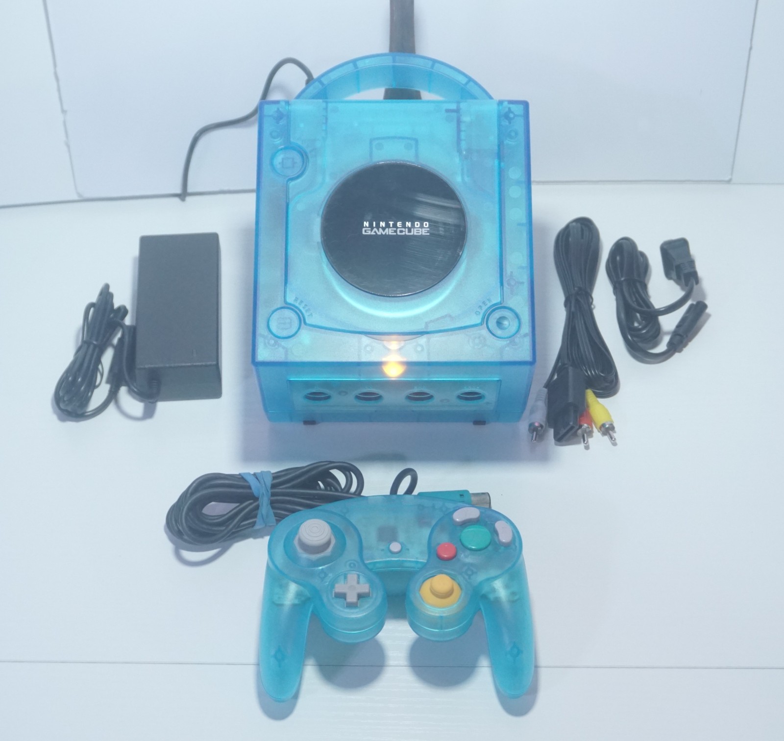 Various Colors Nintendo GameCube Console DOL-001 (USA) and Controllers Reshelled