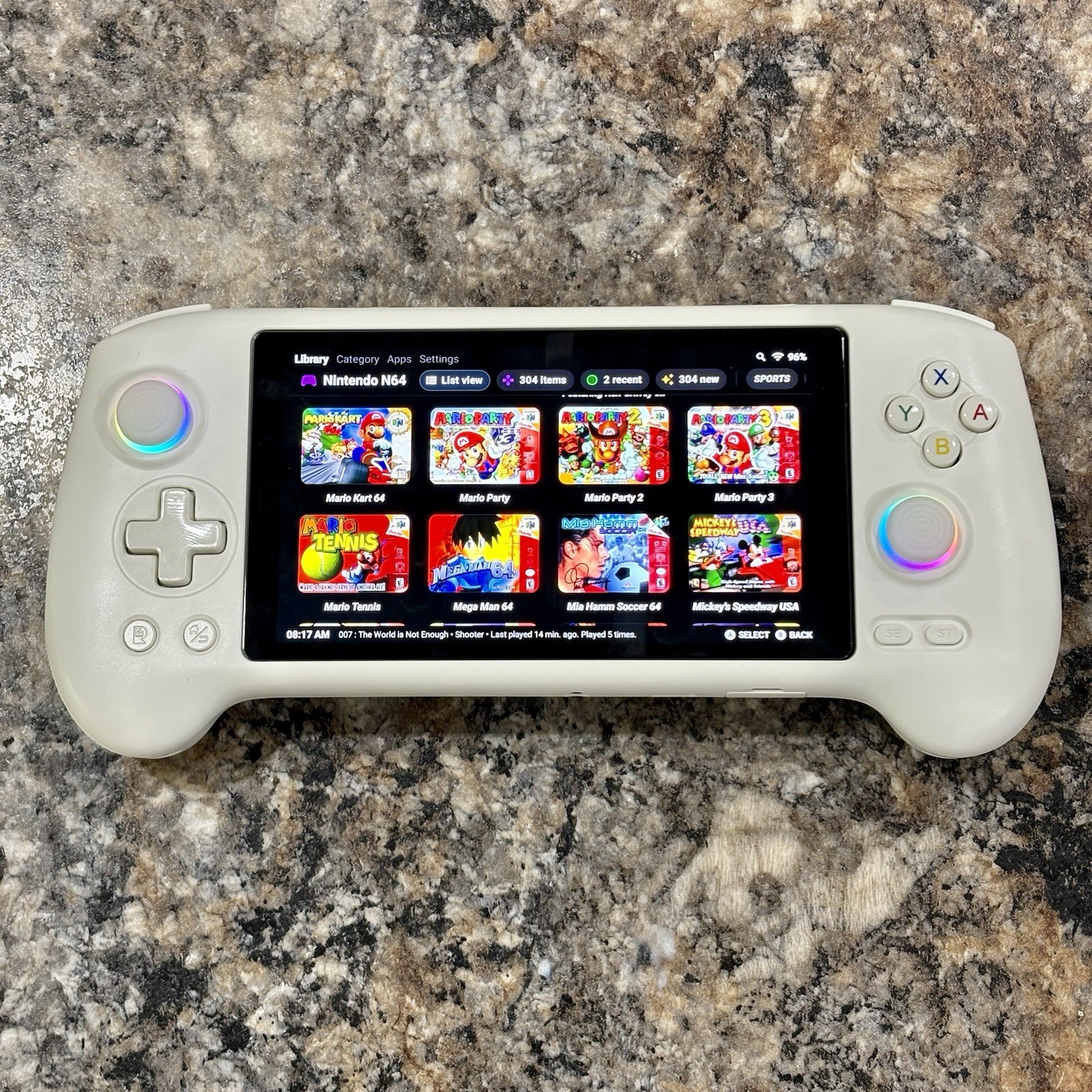 Anbernic RG577 Gaming Handheld, 256GB + 256GB Card, Custom Setup Ready To Play