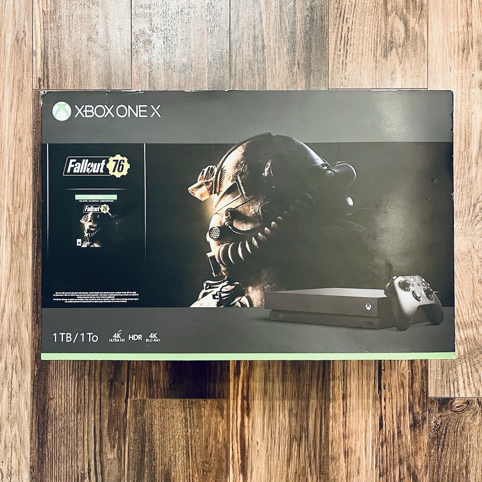 SEALED Microsoft Xbox One X 1TB Console Fallout 76 Bundle – Black (CYV-00146)
