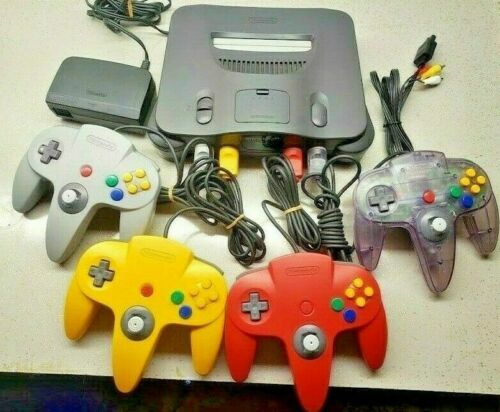 N64 Nintendo 64 Console + OEM + Bundles + Cords + CLEANED!