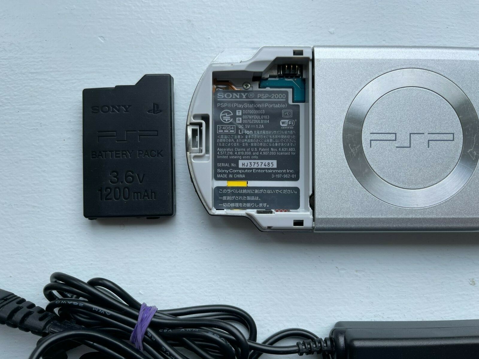 PSP 2000 Ice Silver – Good Condition – OEM Japan Import US Seller