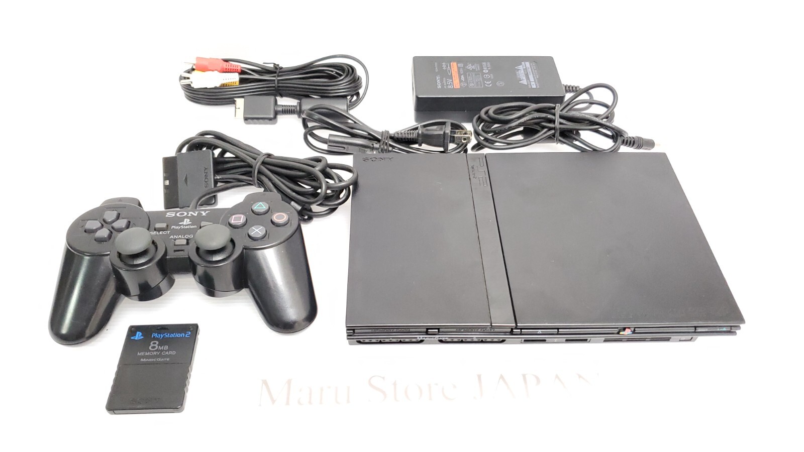 «Region Free» SONY Playstation 2 PS2 Slim Console SCPH-75000 Charcoal Black