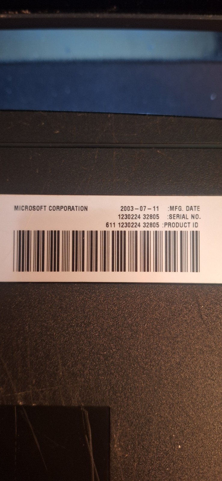 Microsoft Xbox Launch Edition 8GB Home Console – Black