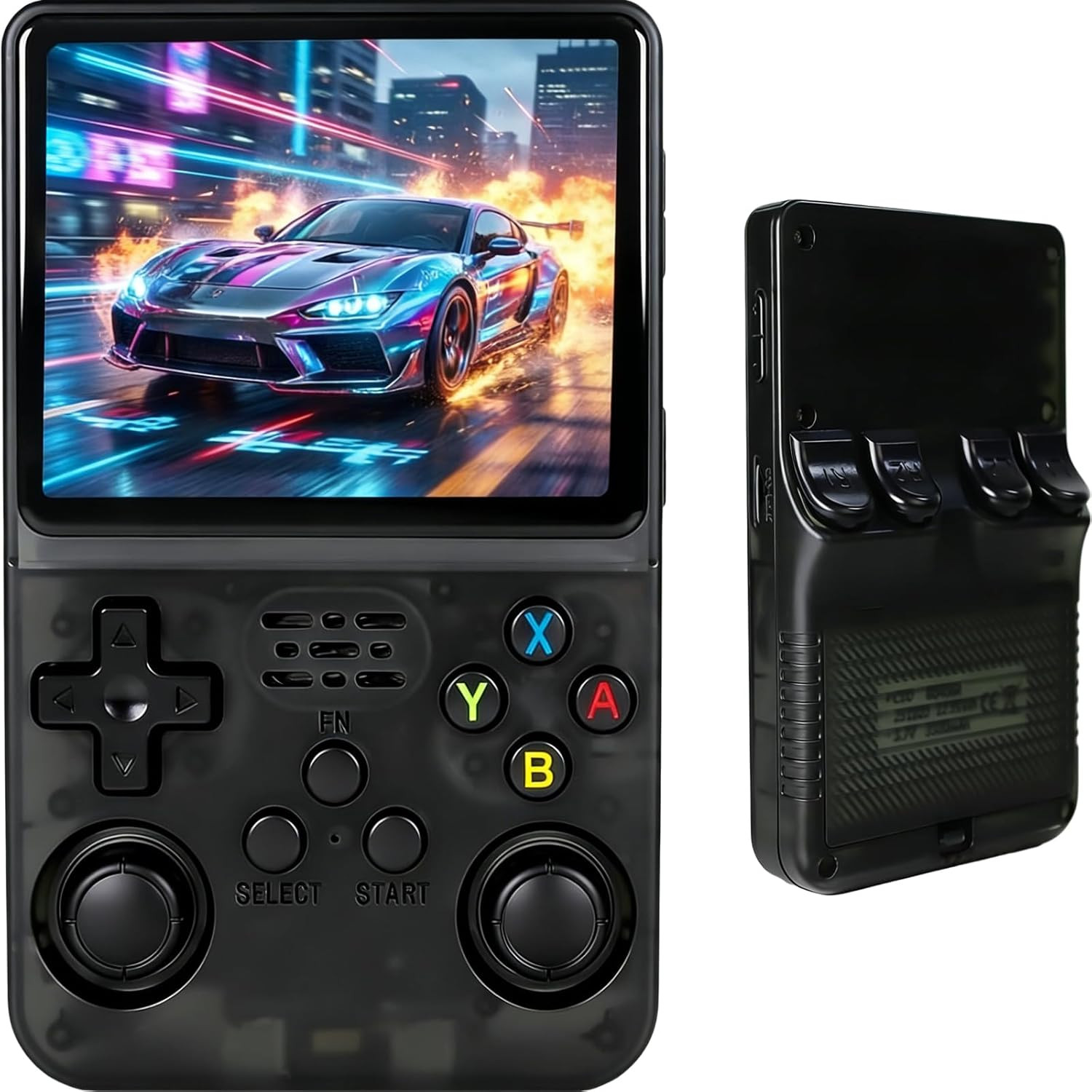 R36S Retro Handheld Game Console, 640X480 Retro Gaming Console 3.5 Inch IPS HD S