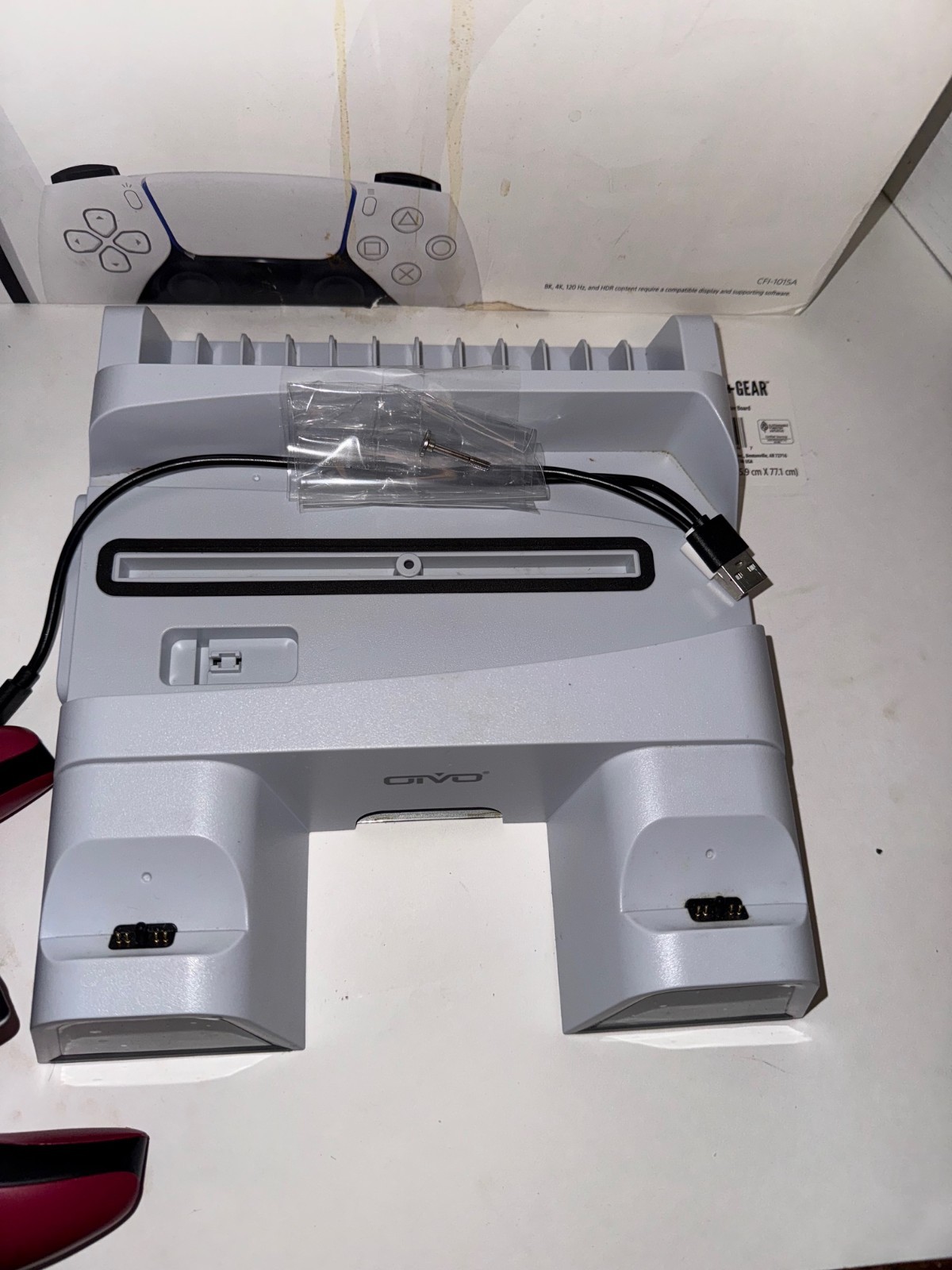 Sony PlayStation 5 Disc Edition 825GB Home Console White. With Cooling Stand.