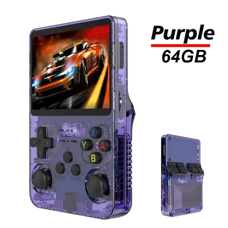 R36S Retro Handheld Game Console 3.5″ Portable Gaming System 64GB 128GB