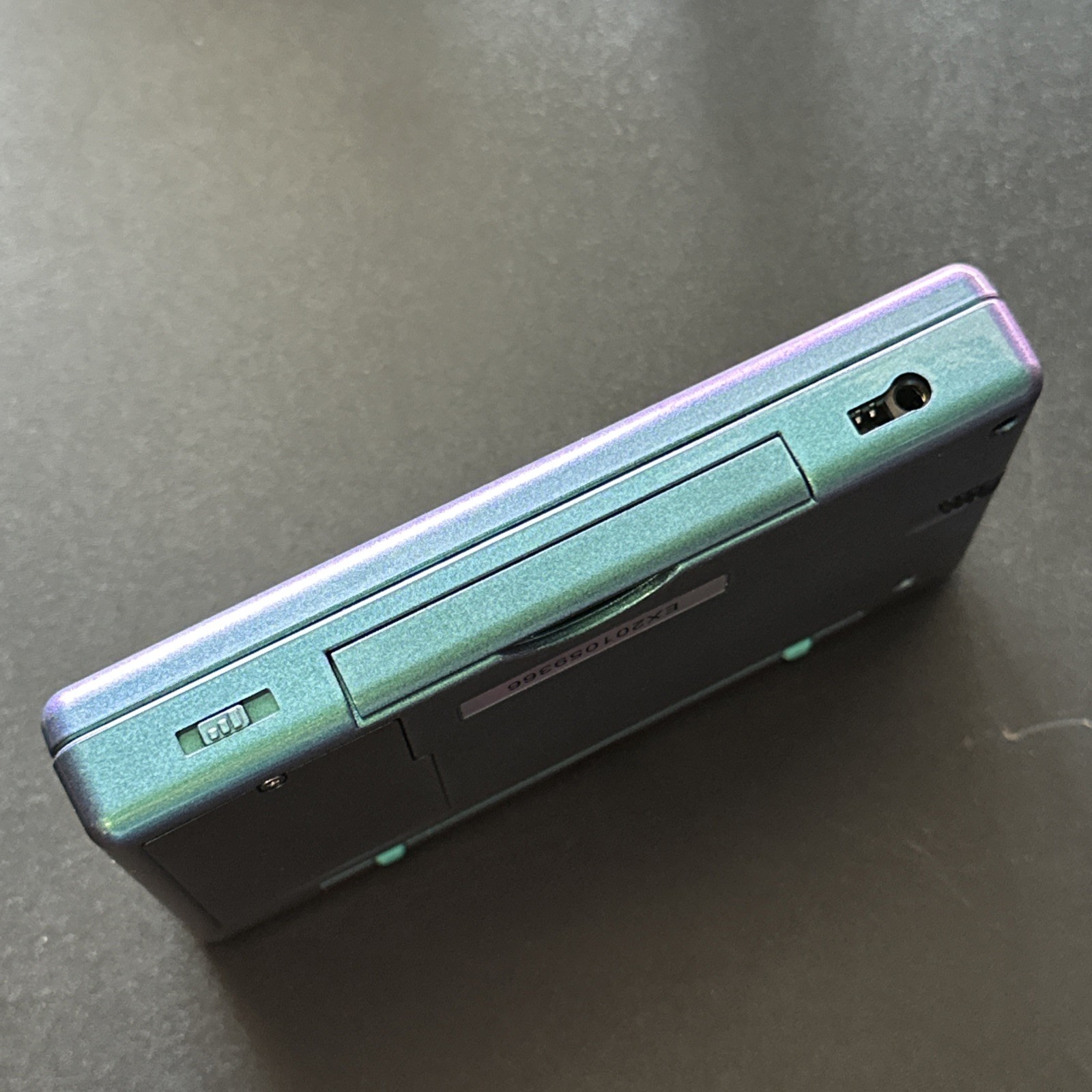Game + USB C Chameleon Green Purple Nintendo DS Lite Handheld Console System