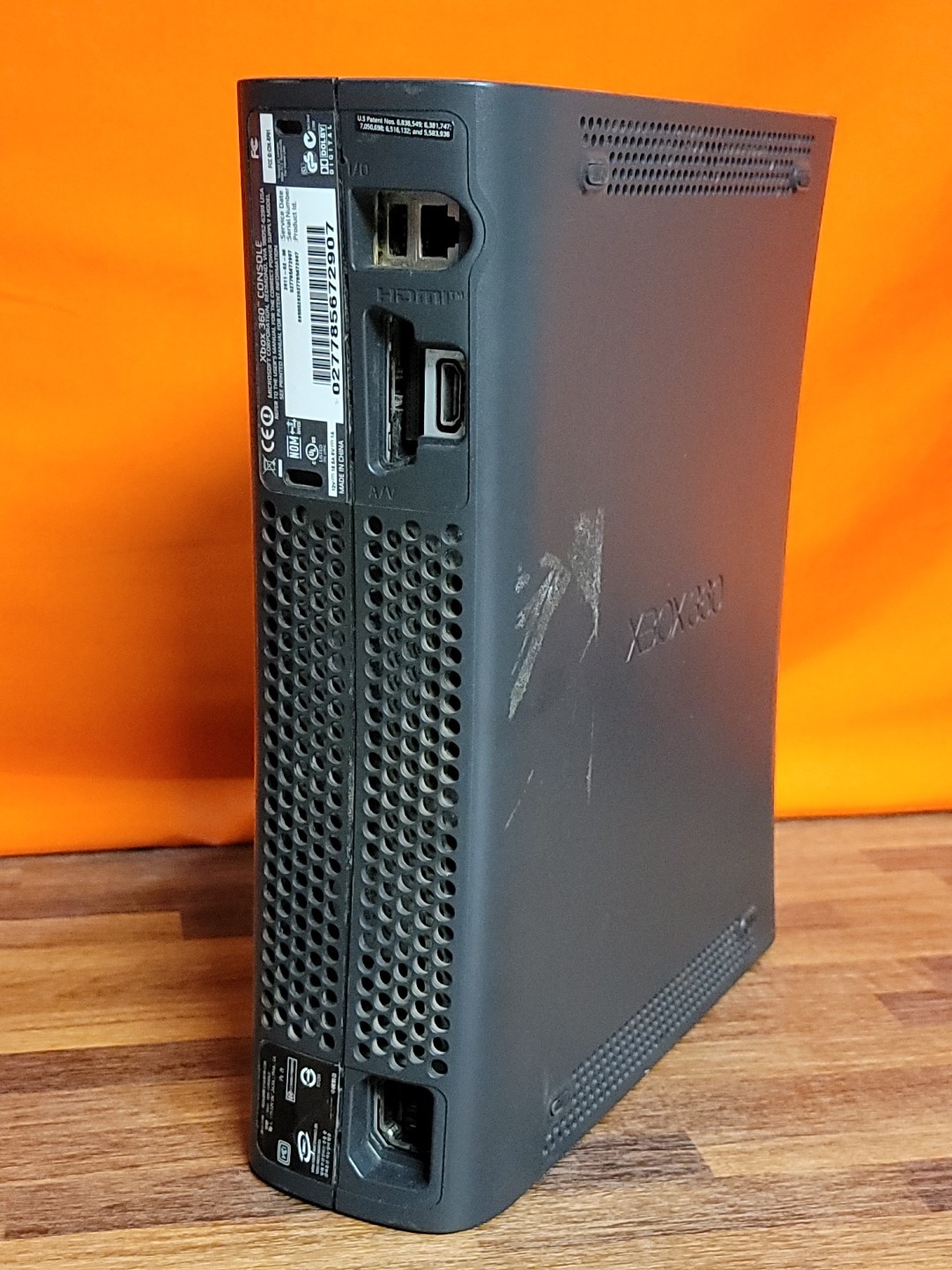 Microsoft Xbox 360 RROD Red Ring of Death Black Elite Console Only ~ Please Read