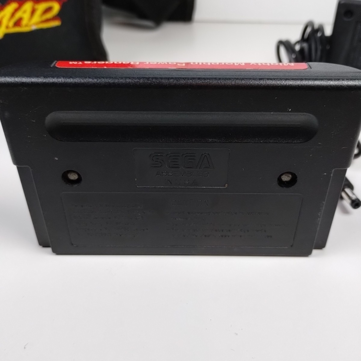 Sega Genesis Nomad Handheld Console Black Model MK-6100 W Cords, Game & Control