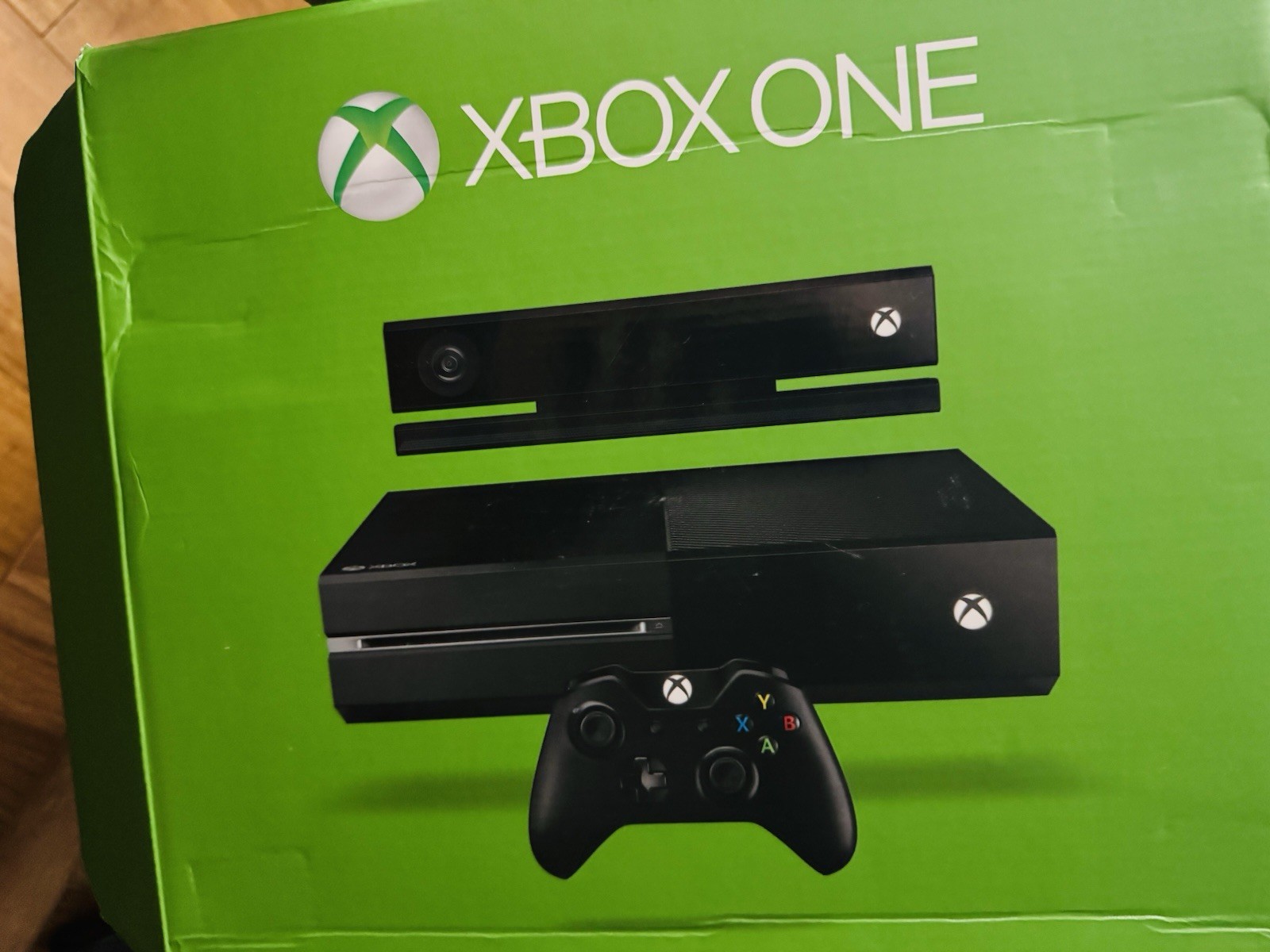 Microsoft Xbox One 500GB Home Console with Kinect Sensor Black TESTED OG BOX