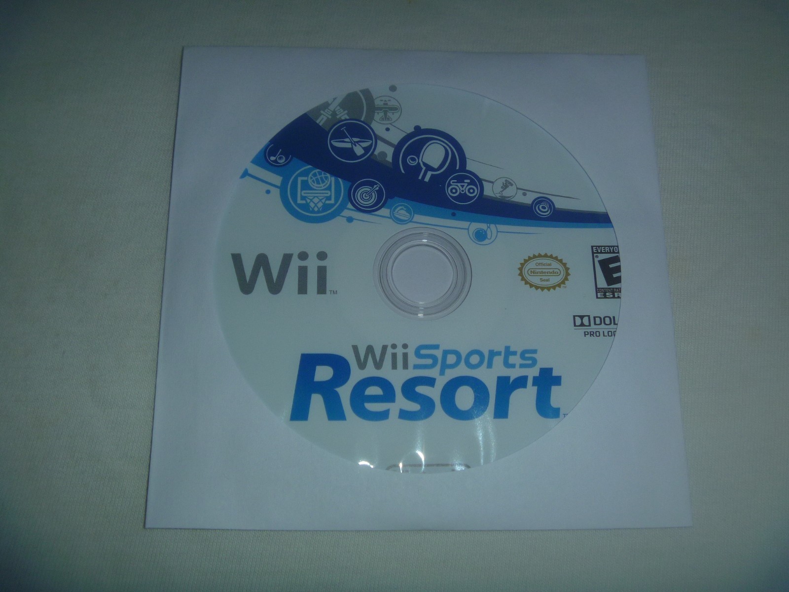 Wii Sports Resort (2009) Nintendo Game (Disc Only) No Case Or Manual