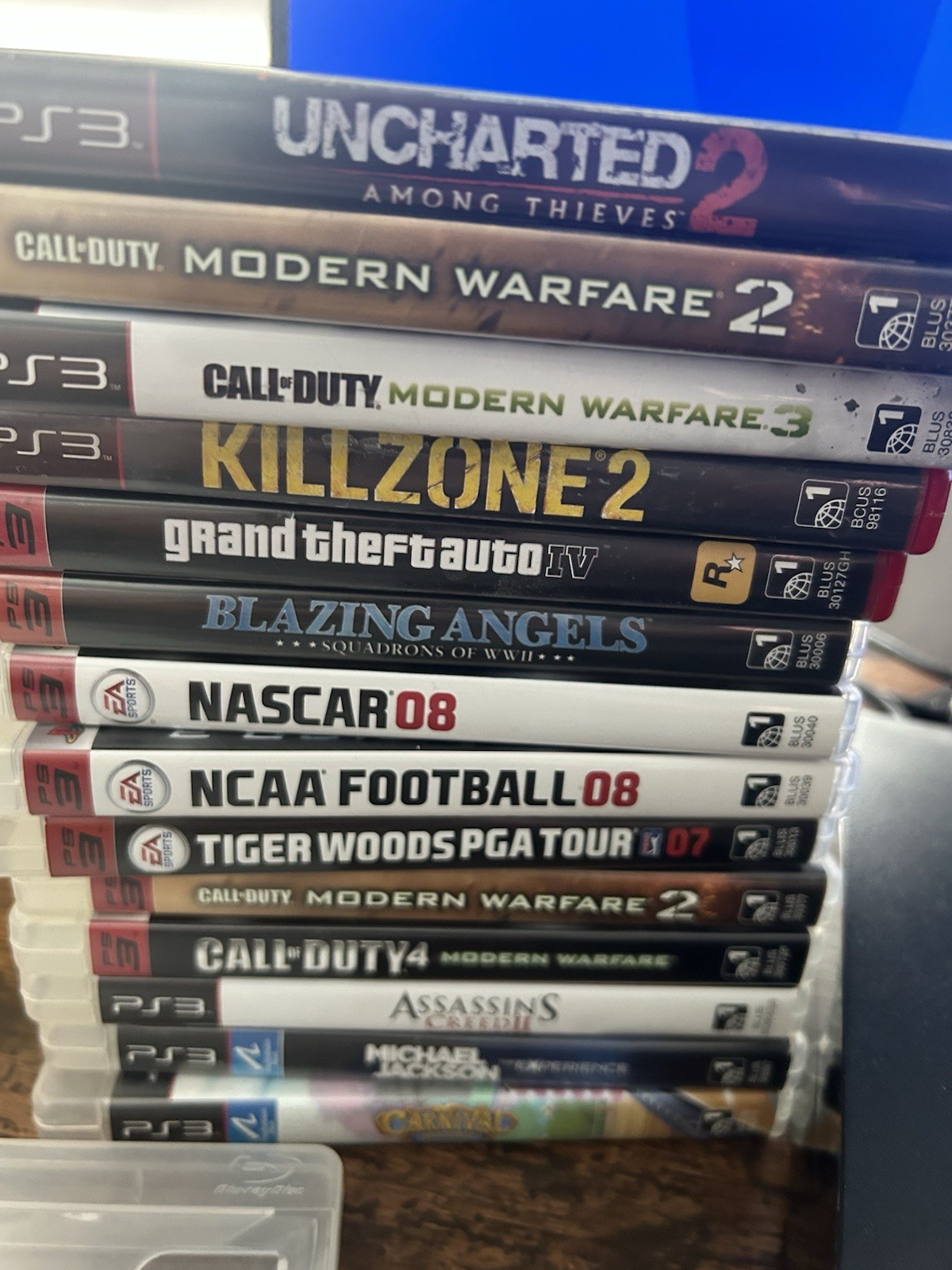 Sony PlayStation 3 Console PS3 Bundle With 30 Games And 2 Controllers Tested