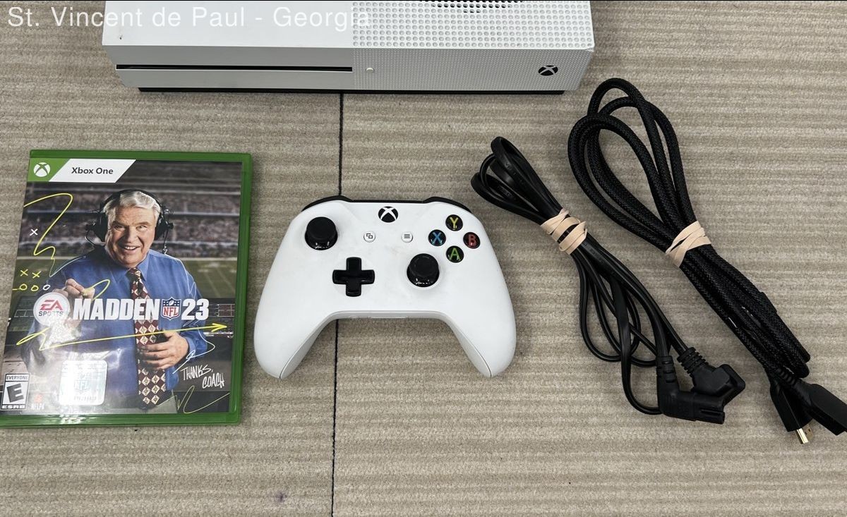 Microsoft Xbox One S 500GB Console Gaming System White 1681 Bundle Tested Workin