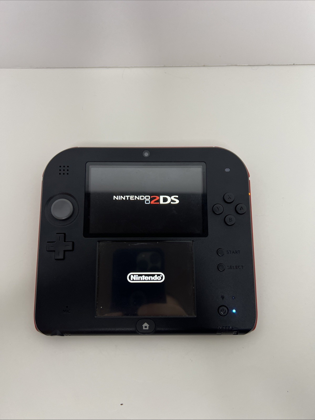 Nintendo 2DS Launch Edition Crimson Red Handheld System, Adult Owned, No SD Card
