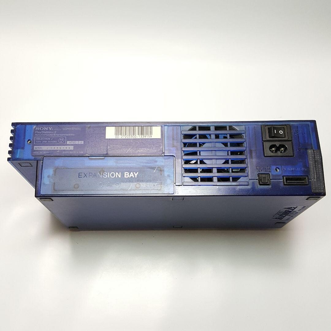 Sony PS2 SCPH-37000 PlayStation 2 Ocean Blue Body Confirmed Operation Excellent