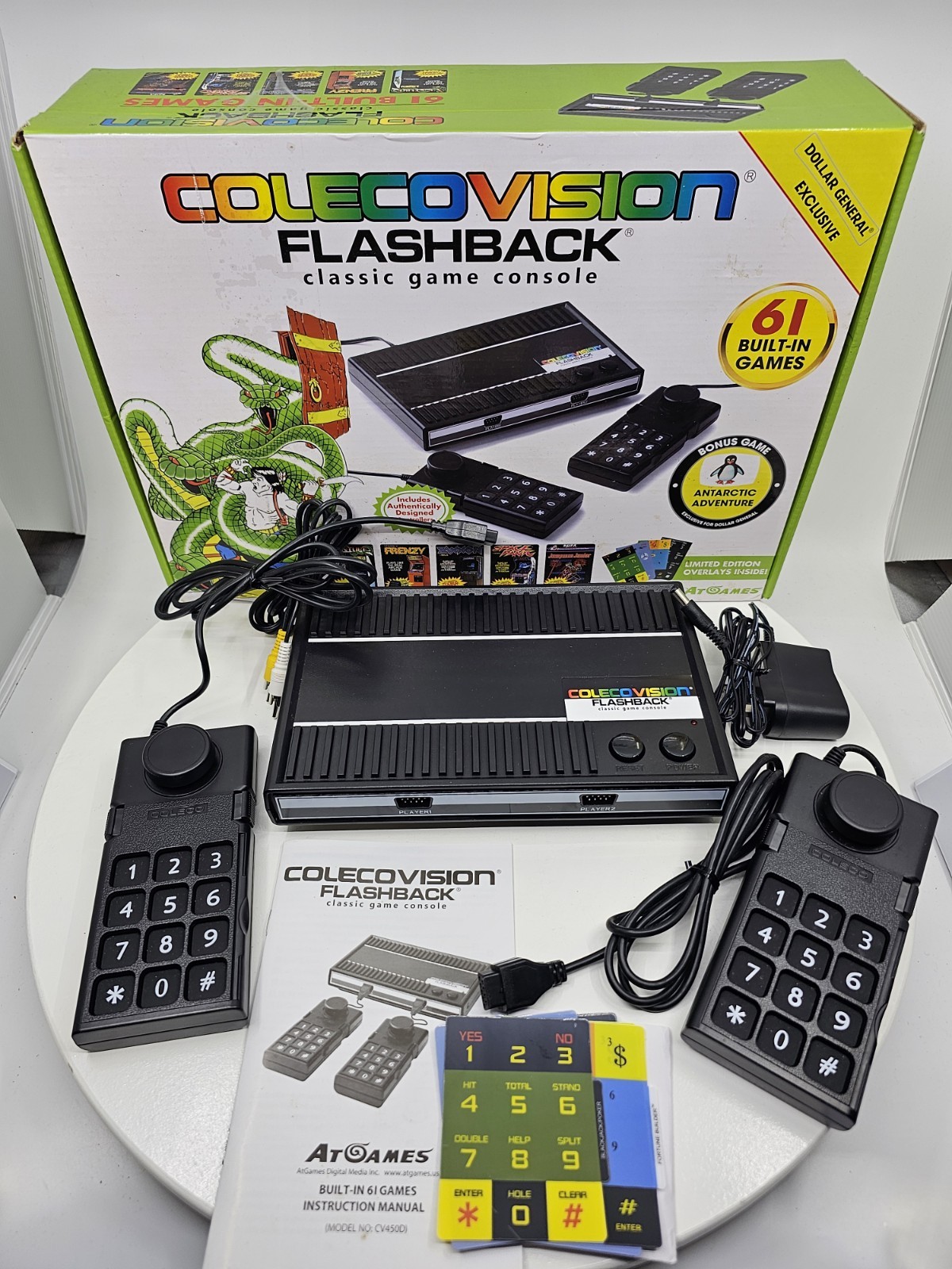 AtGames ColecoVision Flashback Classic Game Console 61 Games – Dollar General Ex